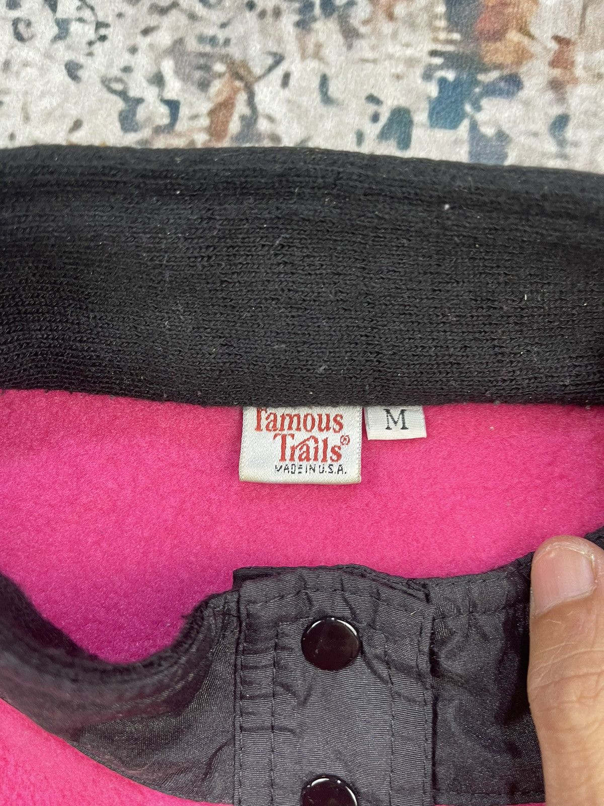 Vintage Vintage USA Famous Trails Polarplus Pull Over Fleece Jacket Size US M / EU 48-50 / 2 - 6 Thumbnail