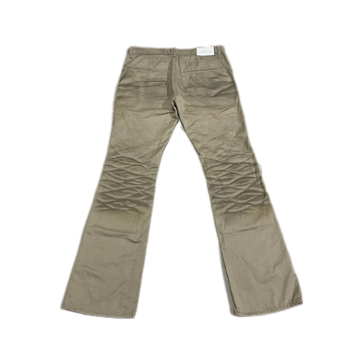 GOSTAR DE FUGA × Hysteric Glamour × If Six Was Nine 🔥Sick Y2K Gostar De Fuga Clawmark Flared Pants Khaki LGB Size US 32 / EU 48 - 7 Thumbnail