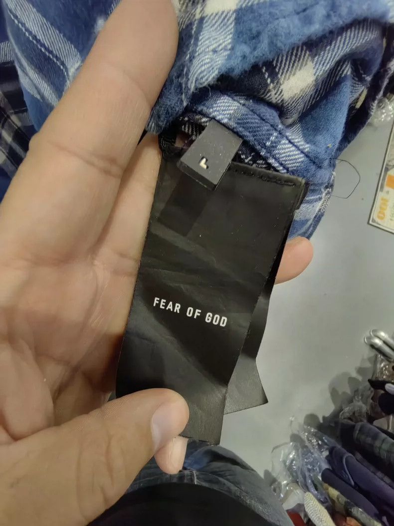 Fear of God Fear of God Season 6 Blue Plaid Shirt Size US L / EU 52-54 / 3 - 6 Thumbnail