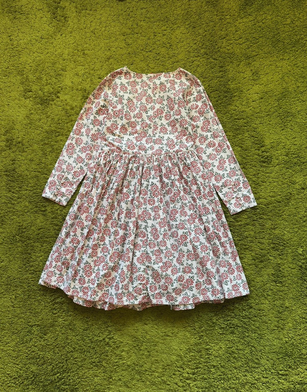 Designer Ewa I Walla A/W 2021 avant garde florar pattern poplin dress Size S / US 4 / IT 40 - 2 Thumbnail