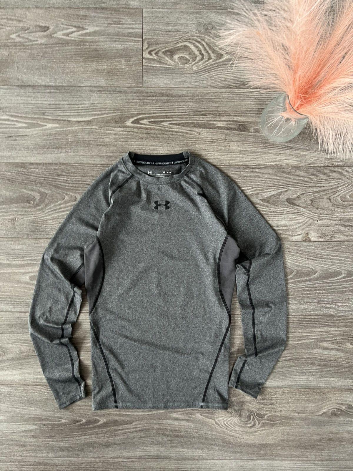 Other × Under Armour Under Armour Central Logo Onix Compression Heatgear Long Tee Size US M / EU 48-50 / 2 - 12 Thumbnail