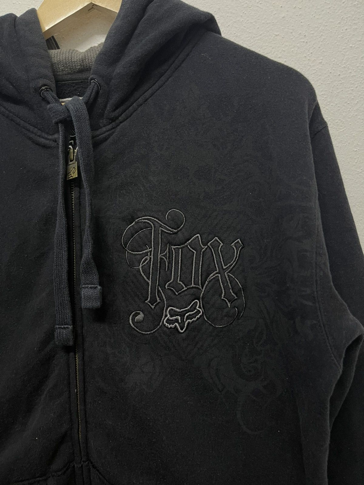 Fox Racing × Vintage Y2K FOX RACING AFFLICTION STYLE HOODIE ZIPPER RARE DESIGN Size US M / EU 48-50 / 2 - 5 Thumbnail