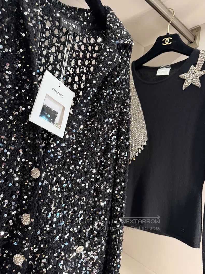 Chanel Chanel 23s sequin cardigan coat Size XS / US 0-2 / IT 36-38 - 2 Thumbnail