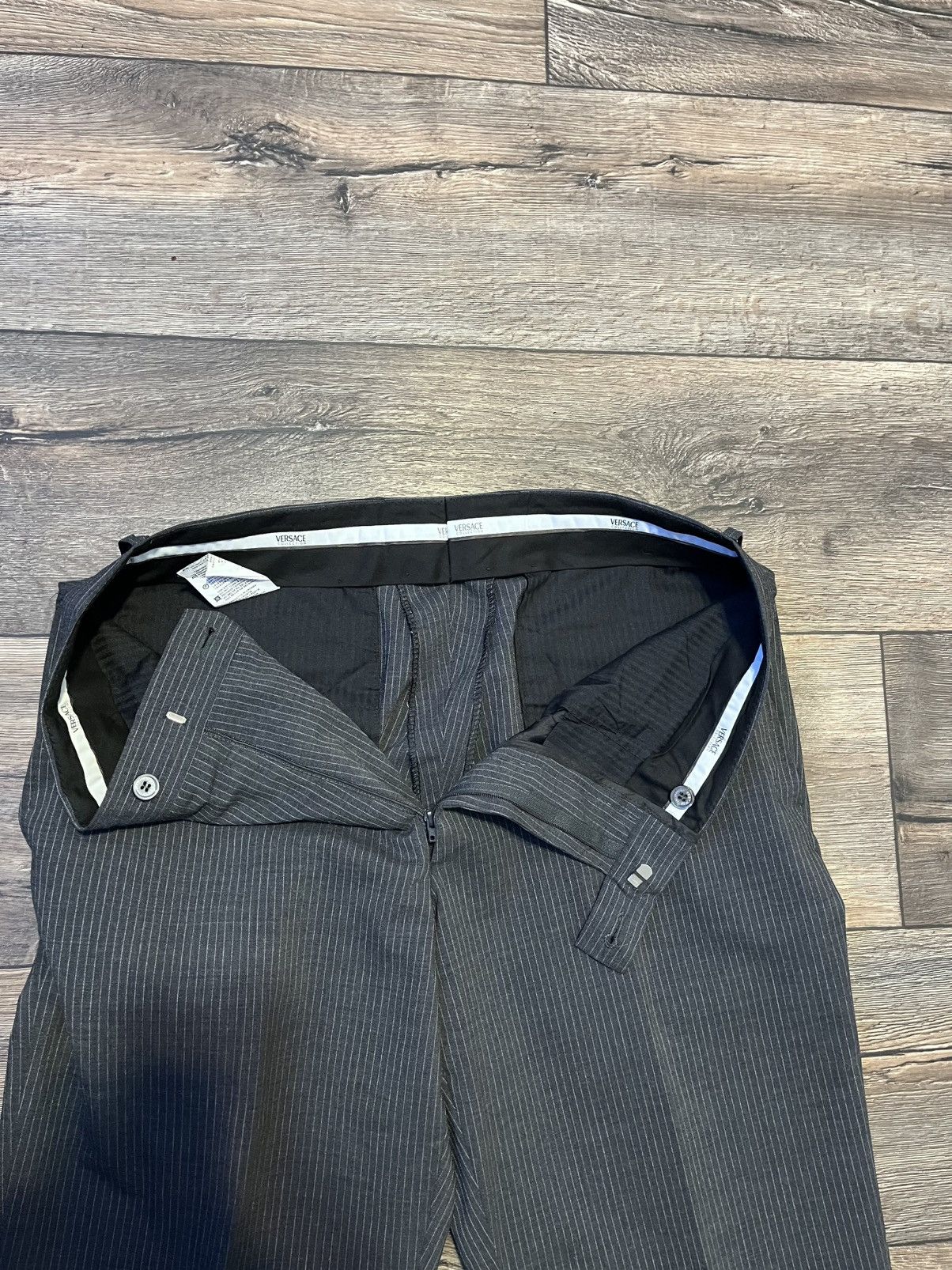 Versace Versace Collection Wool Grey Suit Set Blazer Trousers Size50 Size 42R - 18 Thumbnail