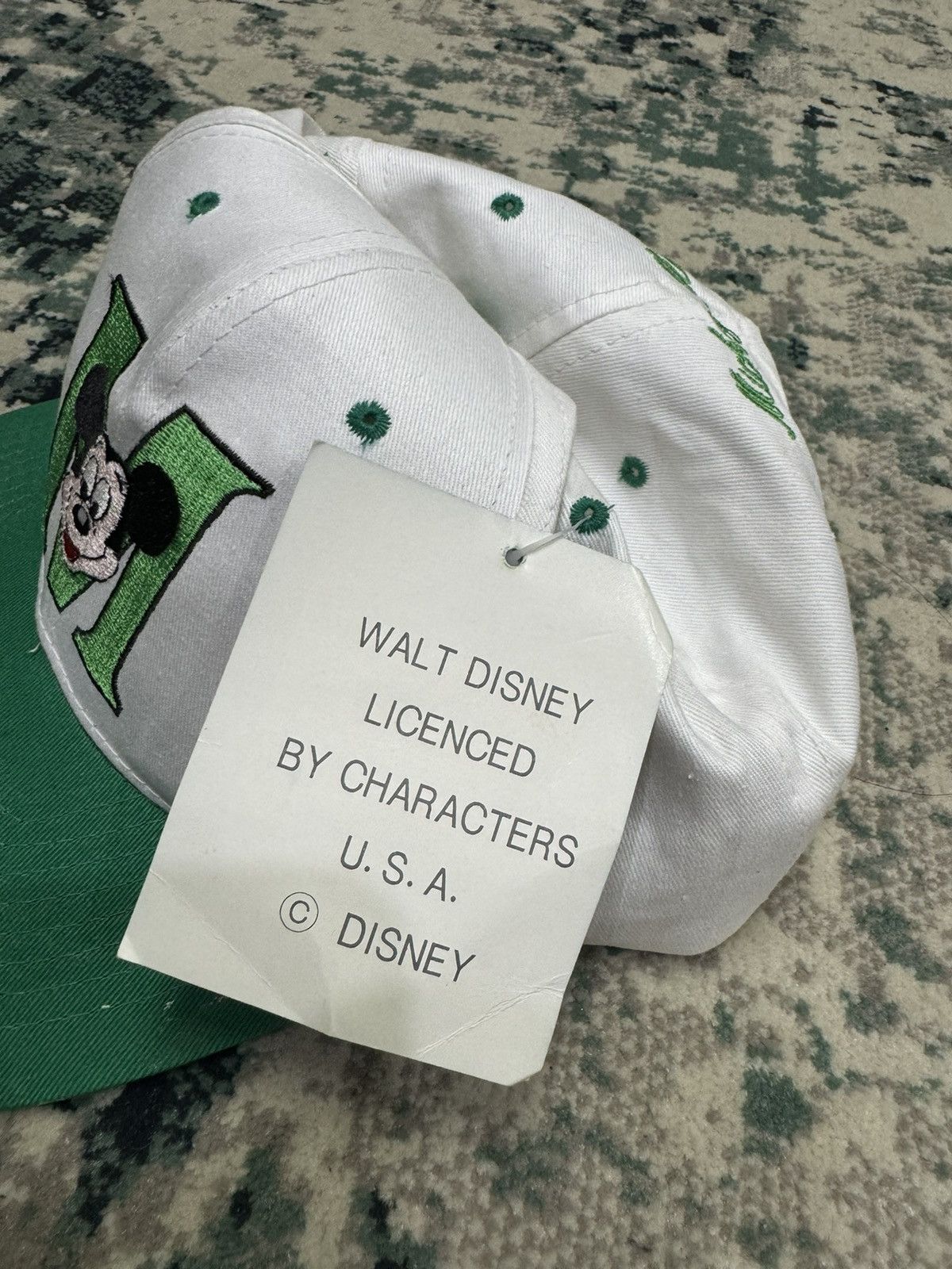 Disney × Mickey Mouse MICKEY MOUSE CAPITAL M DEADSTOCK 1980s CAP Size ONE SIZE - 6 Thumbnail