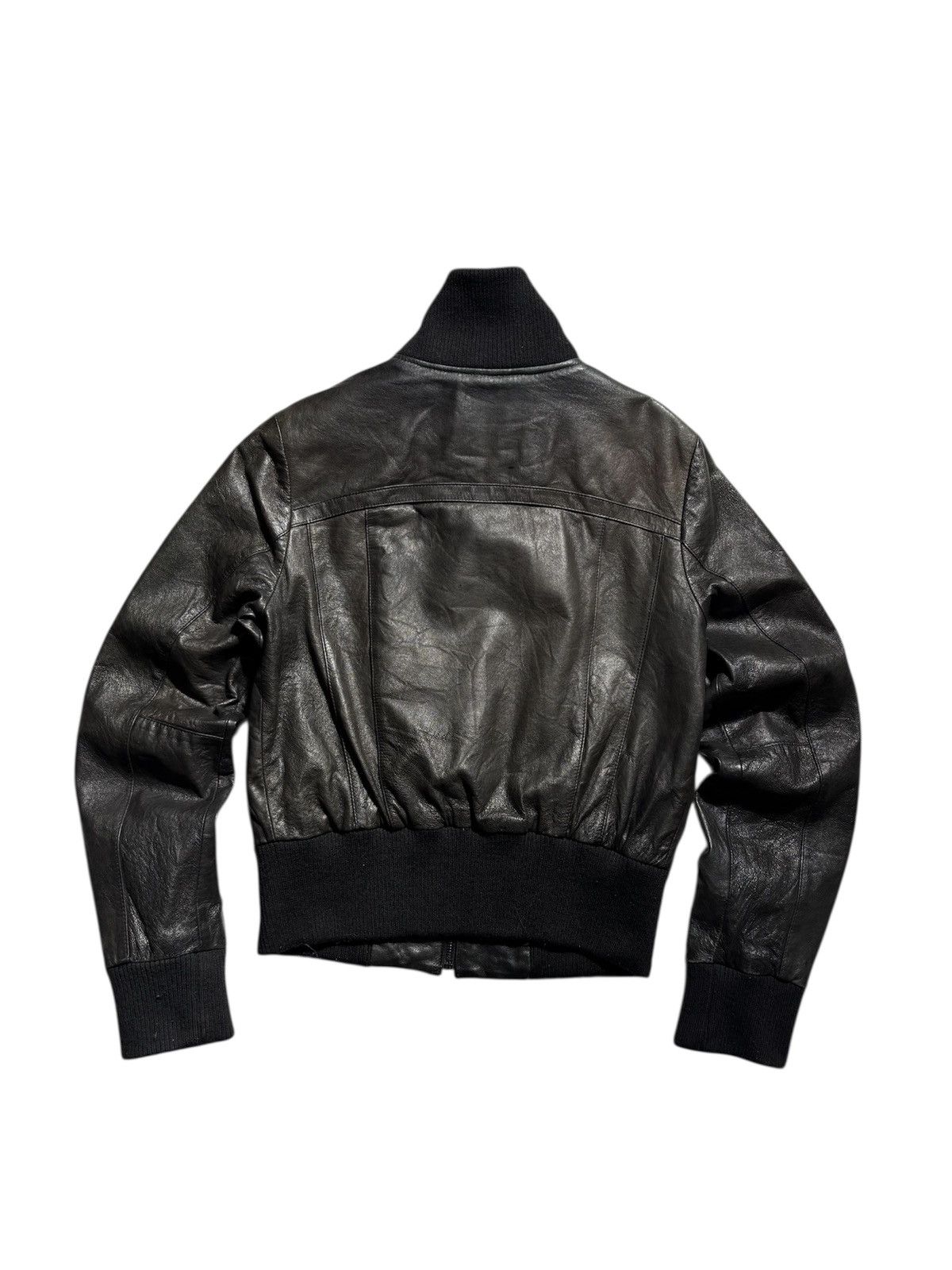 Levi's Vintage Clothing Vintage Levis Leather Jacket Bomber High Neck Size S / US 4 / IT 40 - 7 Thumbnail