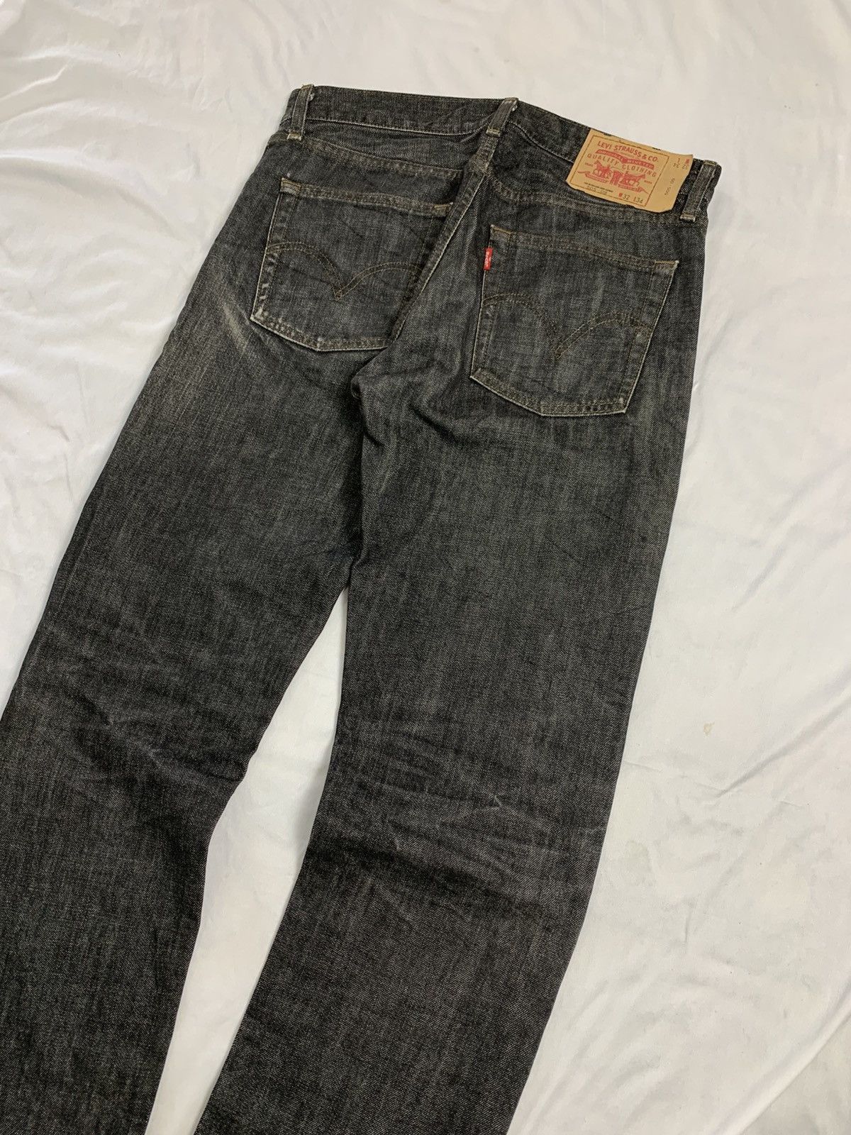 Levi's Levis 505 stone black denim size 32-33 Size US 32 / EU 48 - 6 Thumbnail