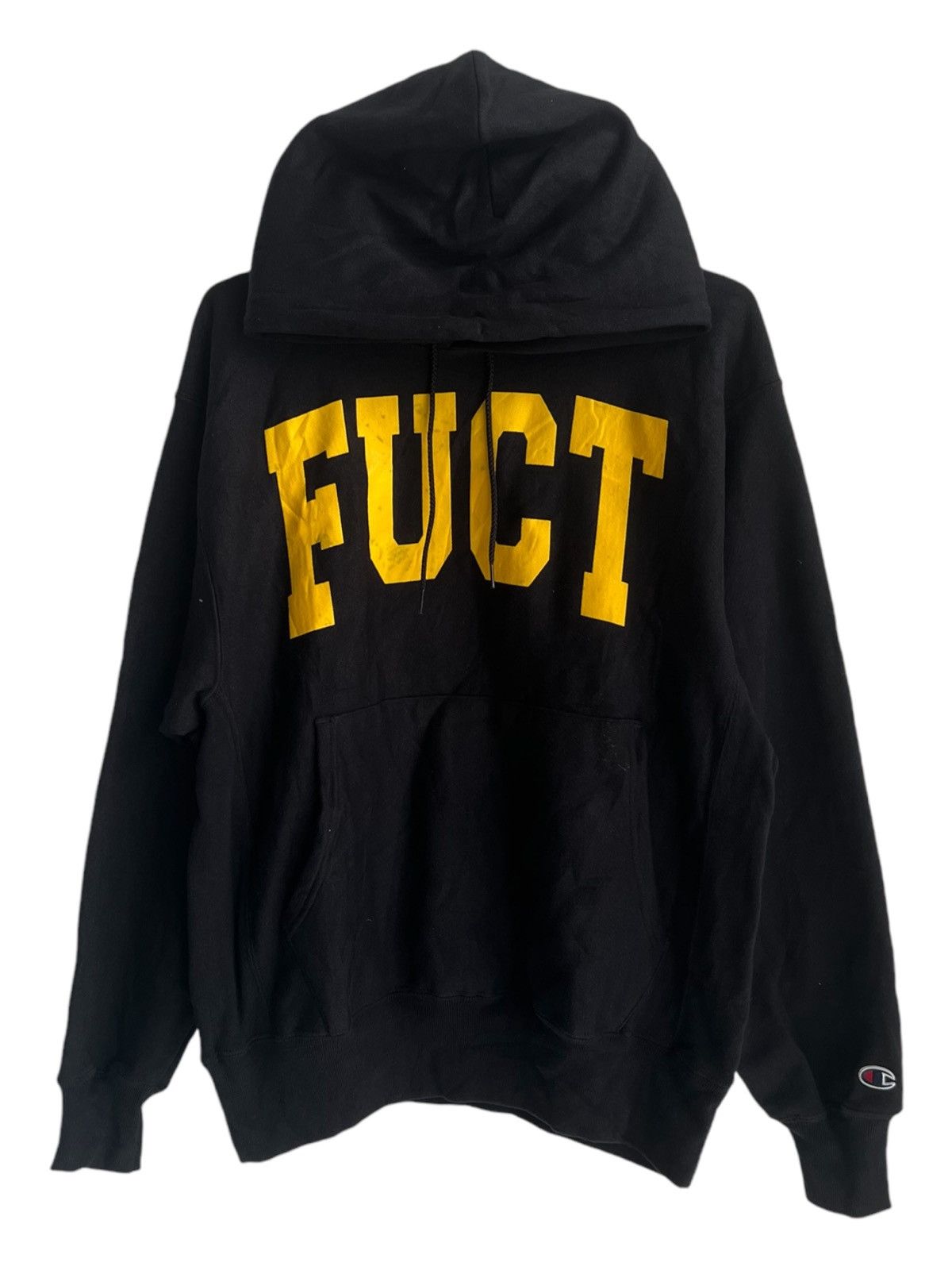FUCT Vintage 1990s FUCT x Champion Premium Reverse Weave Hoodie Size US M / EU 48-50 / 2 - 2 Thumbnail
