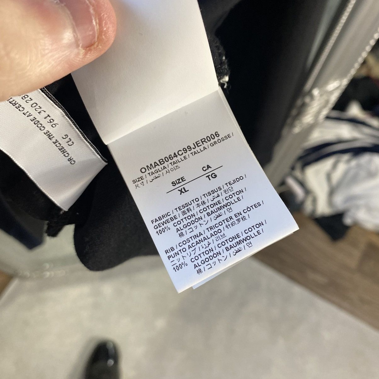 Off-White NEW Off White Long Sleeve Mono Lisa Size US XL / EU 56 / 4 - 9 Thumbnail