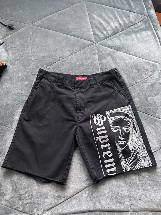 Supreme Virgin Mary Work Shorts Supreme | Grailed