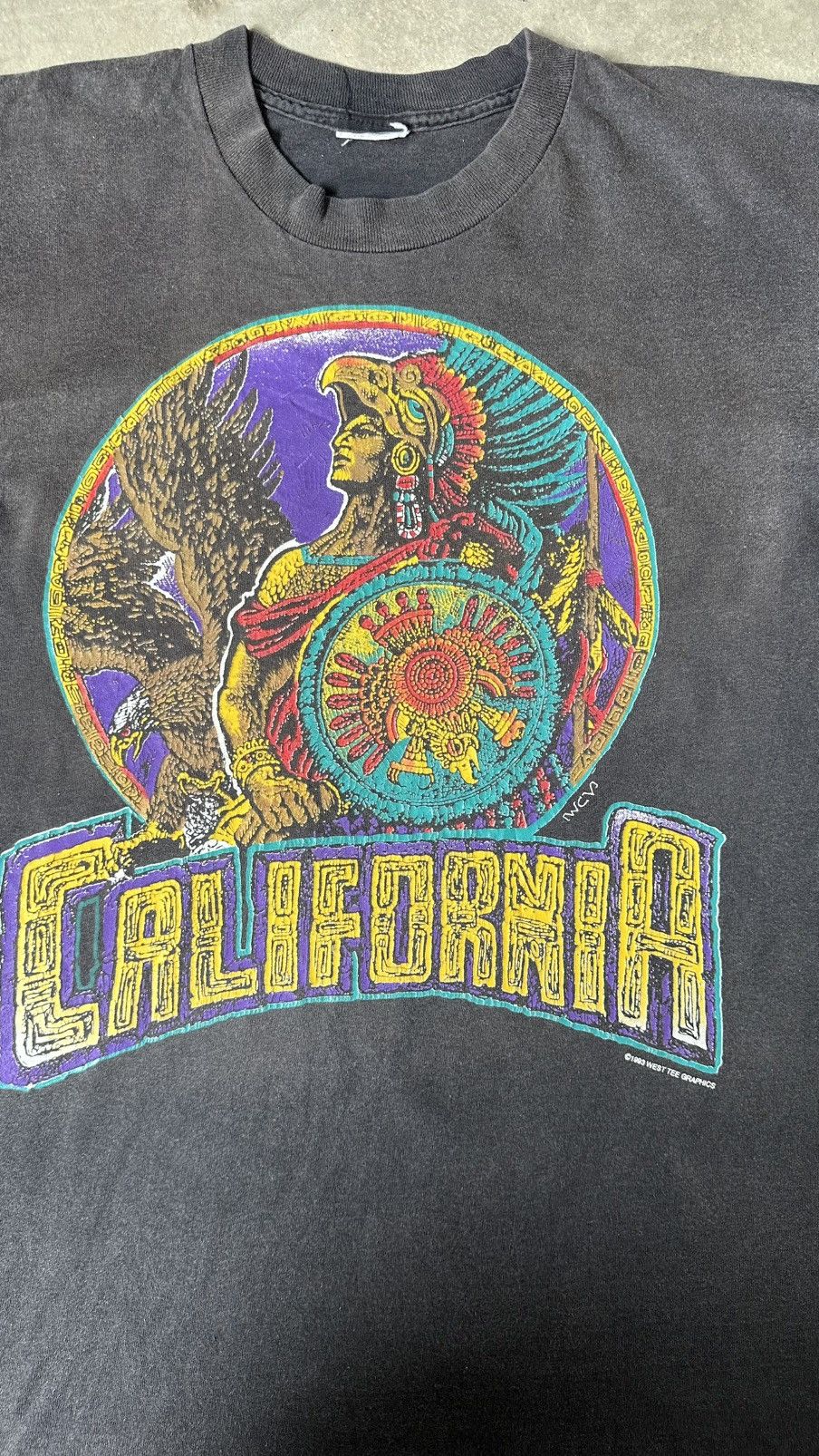 Vintage VINTAGE 90S CALIFORNIA WEST TEE GRABPHIC TEE Size US M / EU 48-50 / 2 - 2 Thumbnail