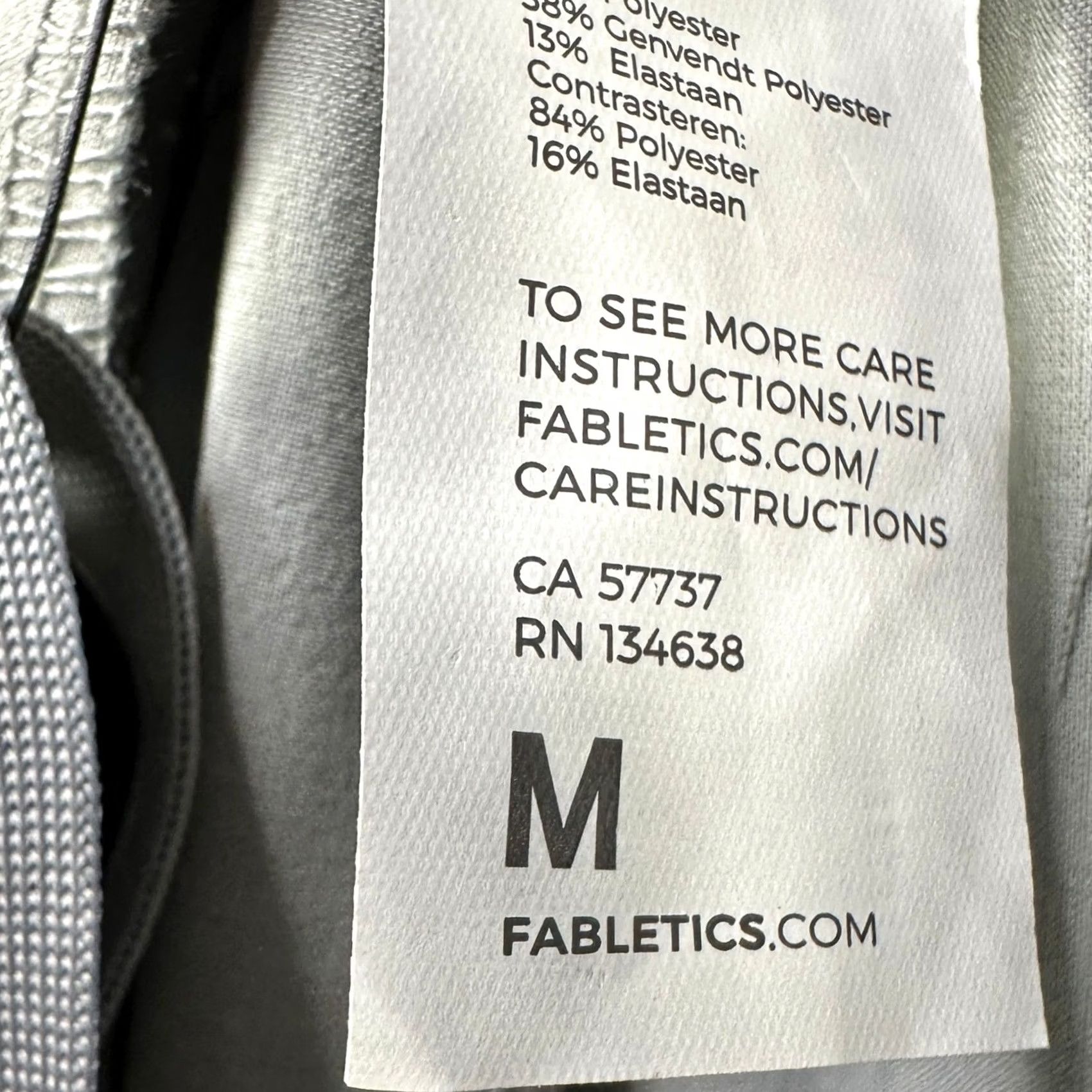 Fabletics Fabletics The Only Pants Golf Chino Mens Medium Gray Stretch Multi Pocket NEW Size US 31 - 4 Thumbnail
