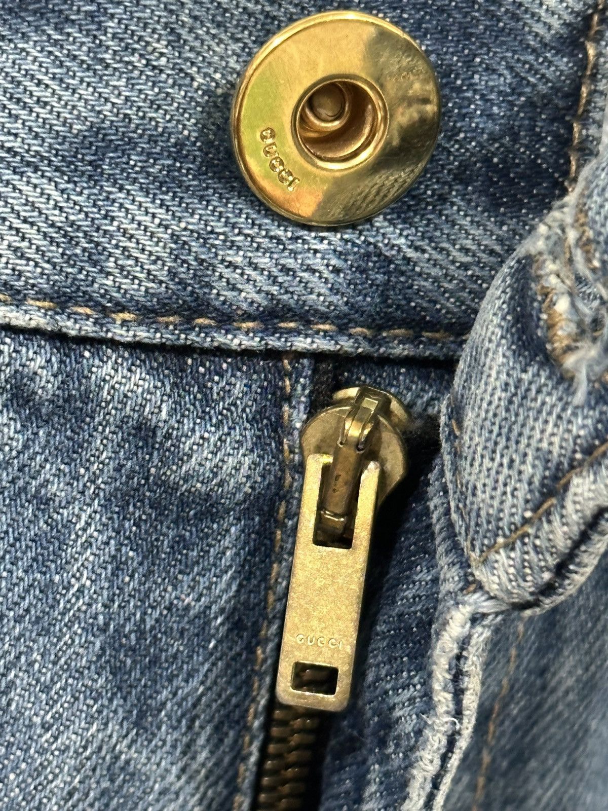 Gucci Gucci - Denim - Embroidered Size US 32 / EU 48 - 7 Thumbnail
