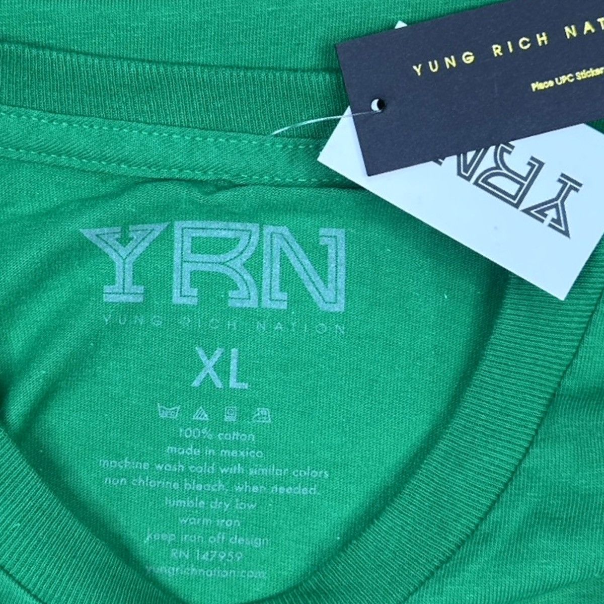 Other YRN Yung Rich Nation Migos No Culture Vultures Green Tee Size US XL / EU 56 / 4 - 4 Thumbnail