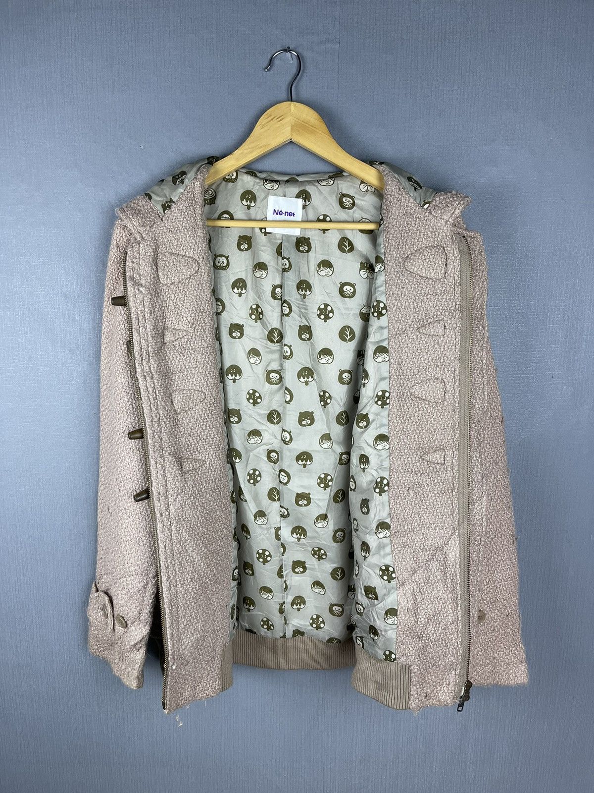 Issey Miyake × Ne-Net × Vintage Vintage Issey Miyake Ne-Net Duffle Hoodie Jacket Size US M / EU 48-50 / 2 - 9 Thumbnail