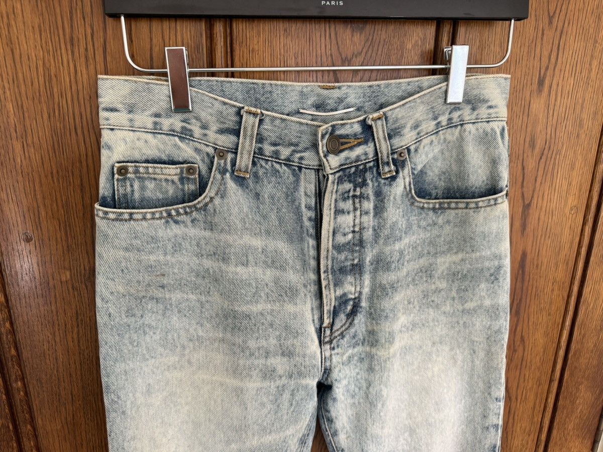 Saint Laurent Paris 1/1 SS16 Saint Laurent knee slit crash hedi jeans 28 sample Size US 28 / EU 44 - 10 Thumbnail