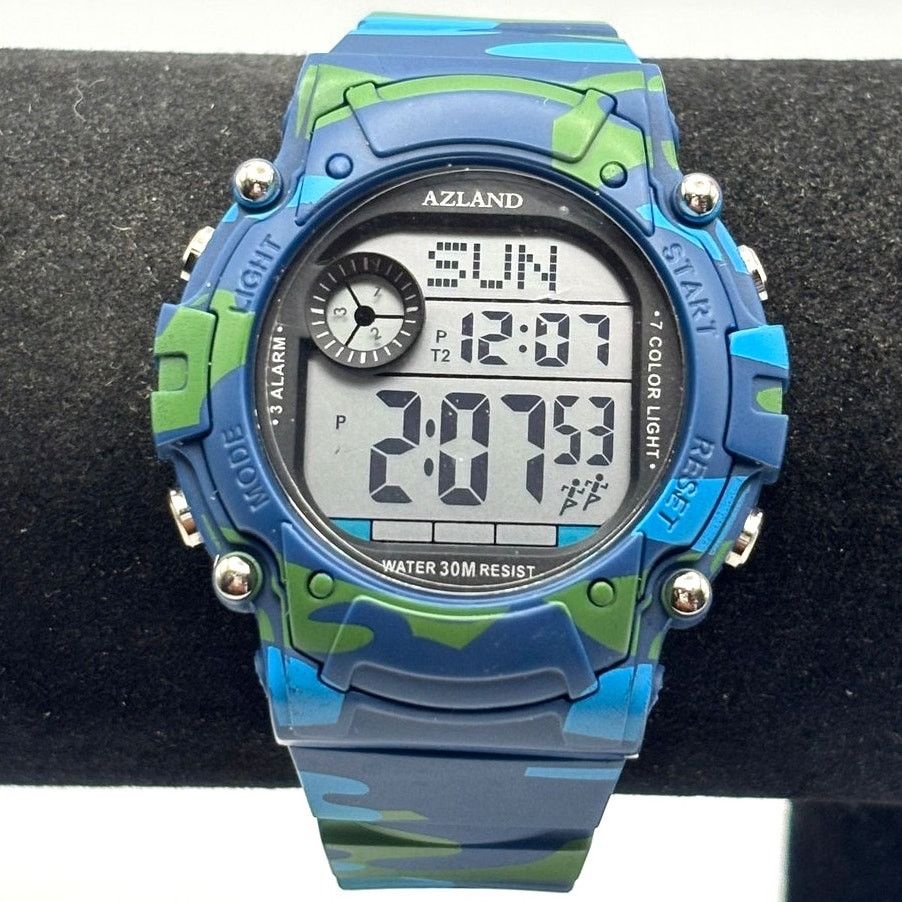Other Digital Blue Camo Men's Watch Size ONE SIZE - 2 Thumbnail