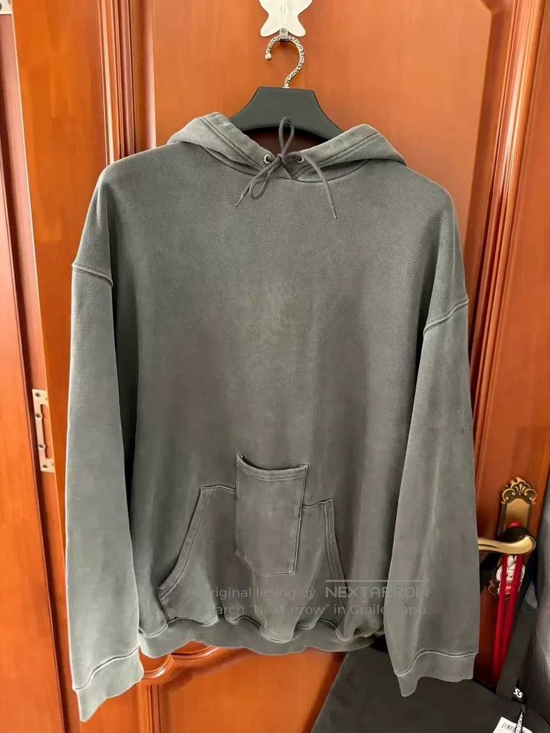 Balenciaga Balenciaga Back Logo Sweatshirt Washed Black Size US M / EU 48-50 / 2 - 2 Thumbnail