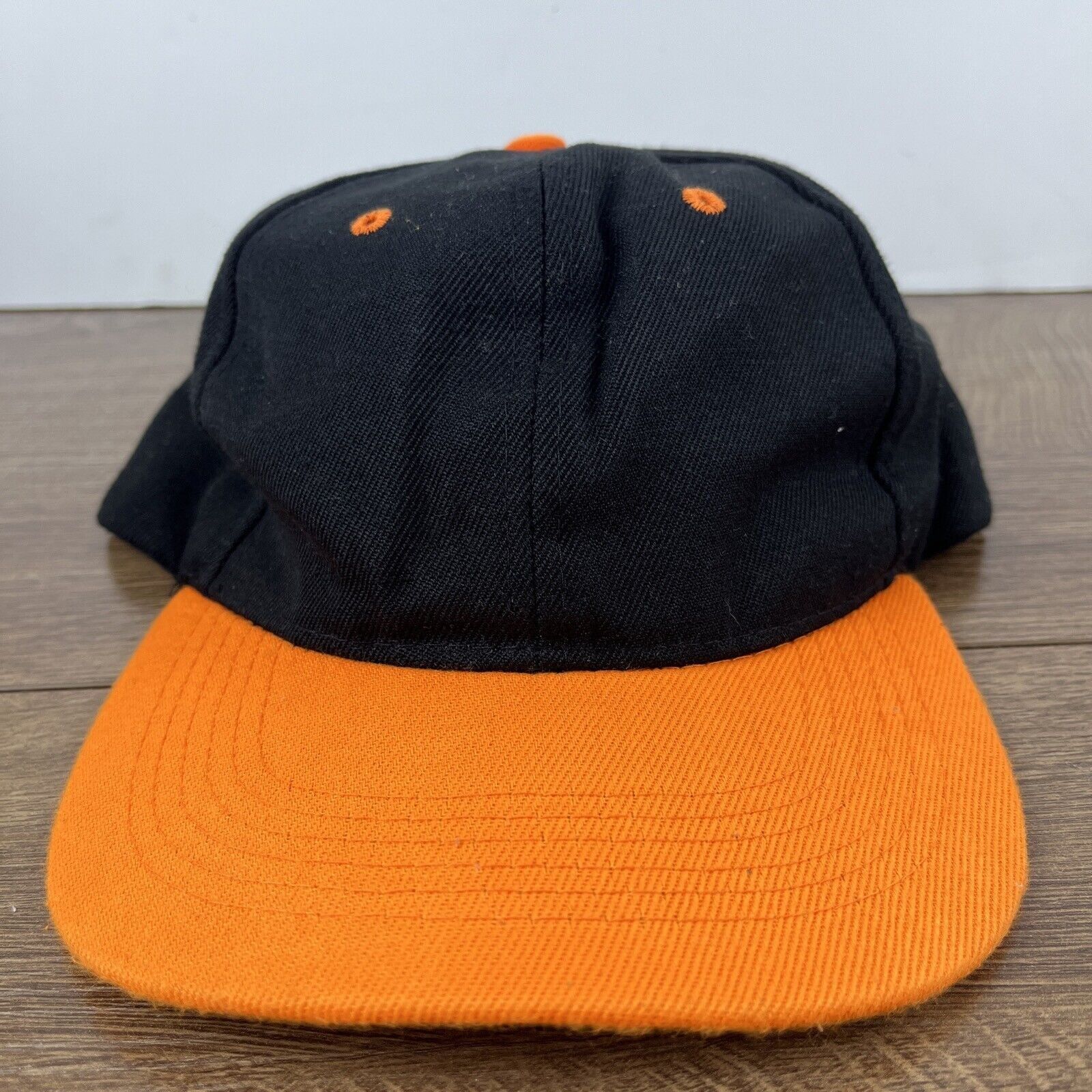 Other Black Orange Baseball Hat Adjustable Adult Size Hat Black Ca Size ONE SIZE - 4 Thumbnail