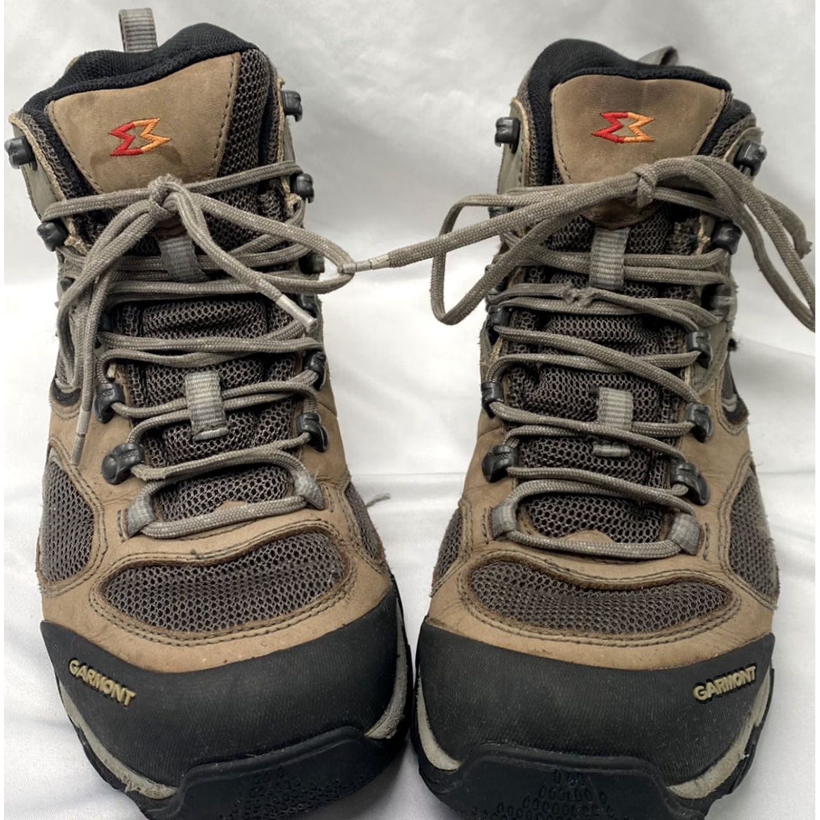 Vibram VINTAGE Garmont Men's US 8.5 Brown Zenith Mid GTX Gore-Tex Vibram Sole Hiking Boots Size US 8 / EU 41 - 2 Thumbnail