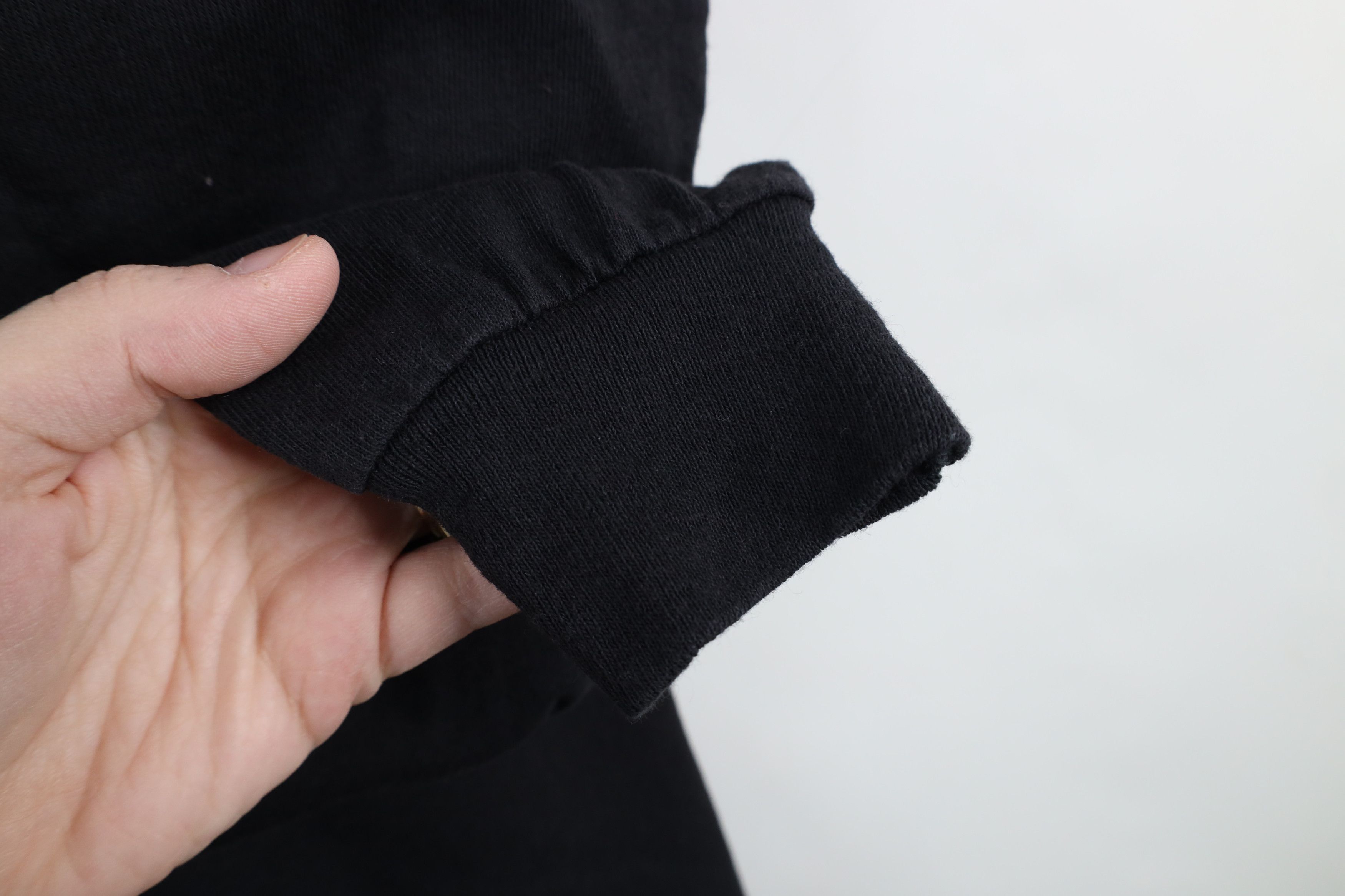 Vintage Vintage 90s Streetwear Long Sleeve T-Shirt Black Cotton Size US L / EU 52-54 / 3 - 6 Thumbnail