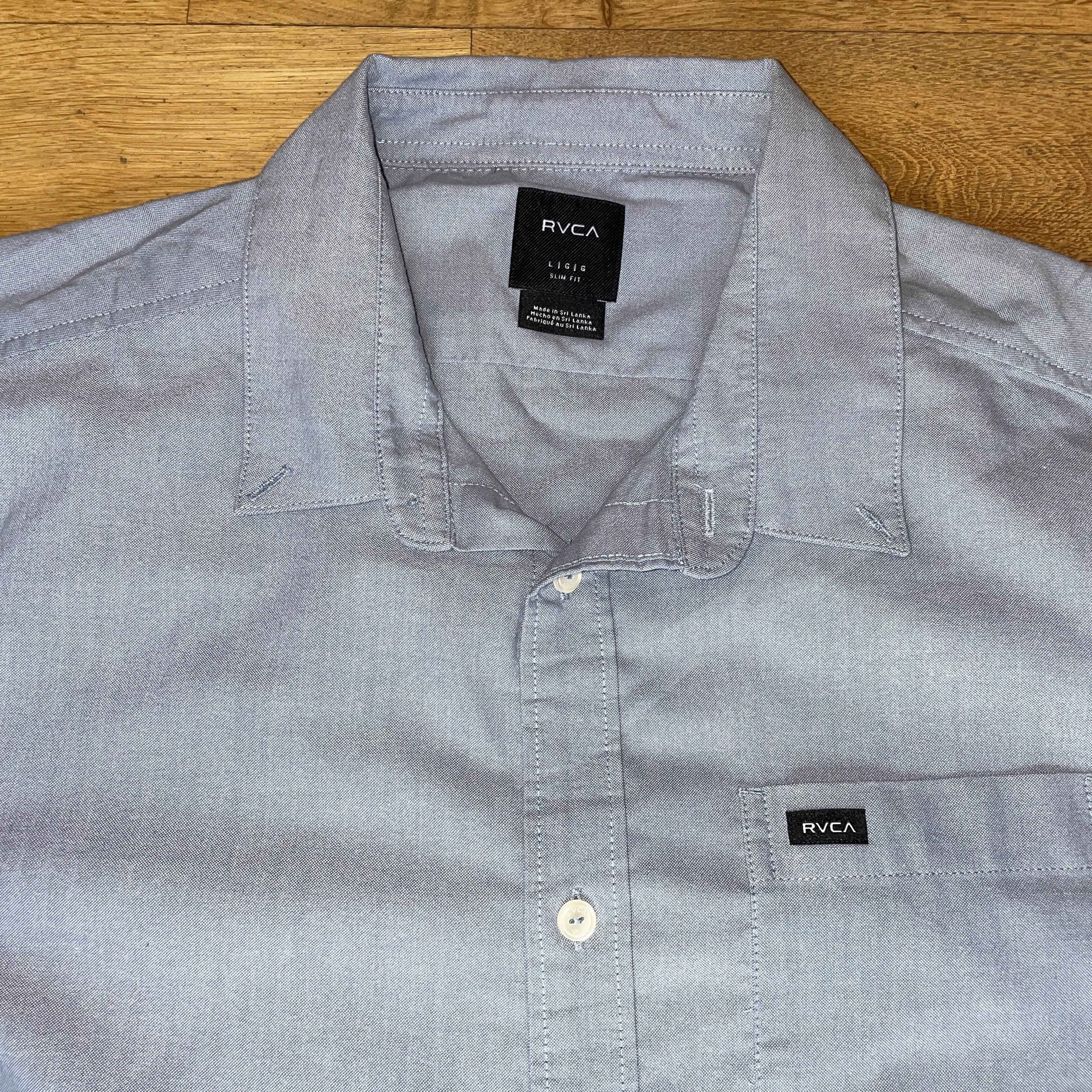 RVCA Rvca Men's Fashionable Elegant Shirt Cotton Slim Fit Size L Size US L / EU 52-54 / 3 - 3 Thumbnail