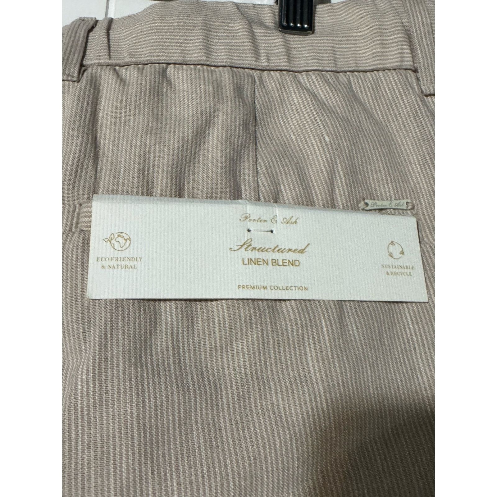 Other Porter & Ash Men’s Linen Blend New Drawstring Shorts Large Size US 34 / EU 50 - 6 Thumbnail