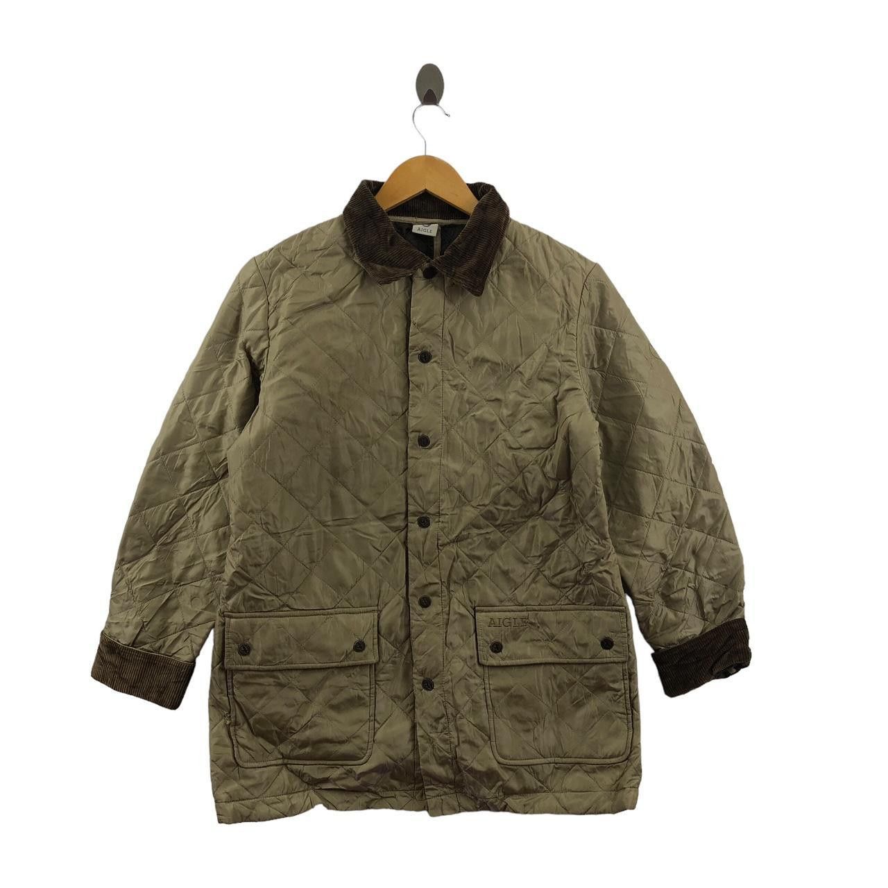 Aigle AIGLE OUTDOOR Quilted Corduroy Collar Parka Trench Coat Size M / US 6-8 / IT 42-44 - 1 Thumbnail