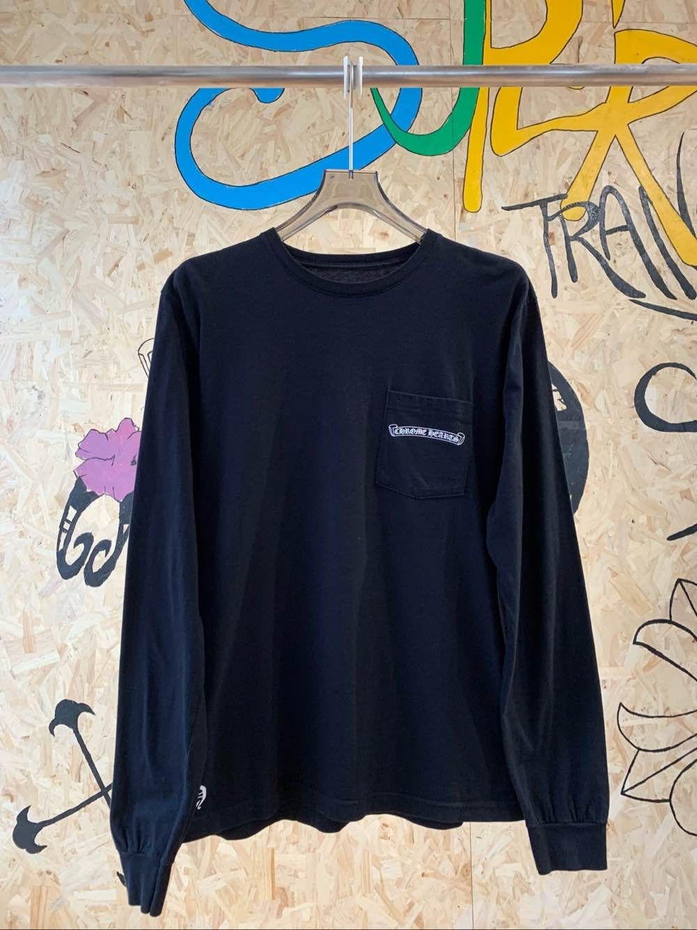 Chrome Hearts Chrome Hearts Star Logo Pocket Long Sleeve T-Shirt Size L Size US L / EU 52-54 / 3 - 1 Thumbnail