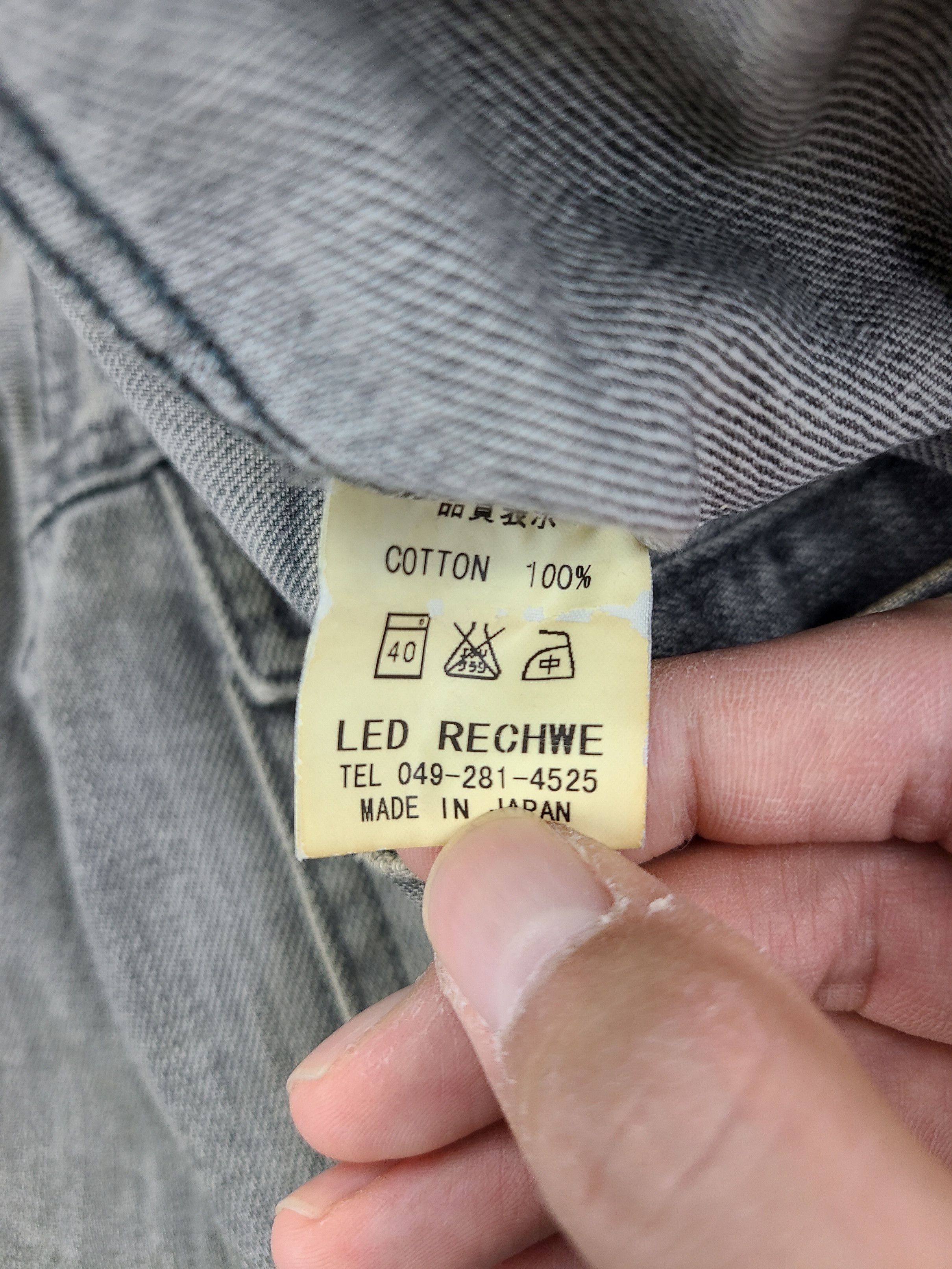 Japanese Brand Led Rechwe Itachi Denim Jacket | Grailed