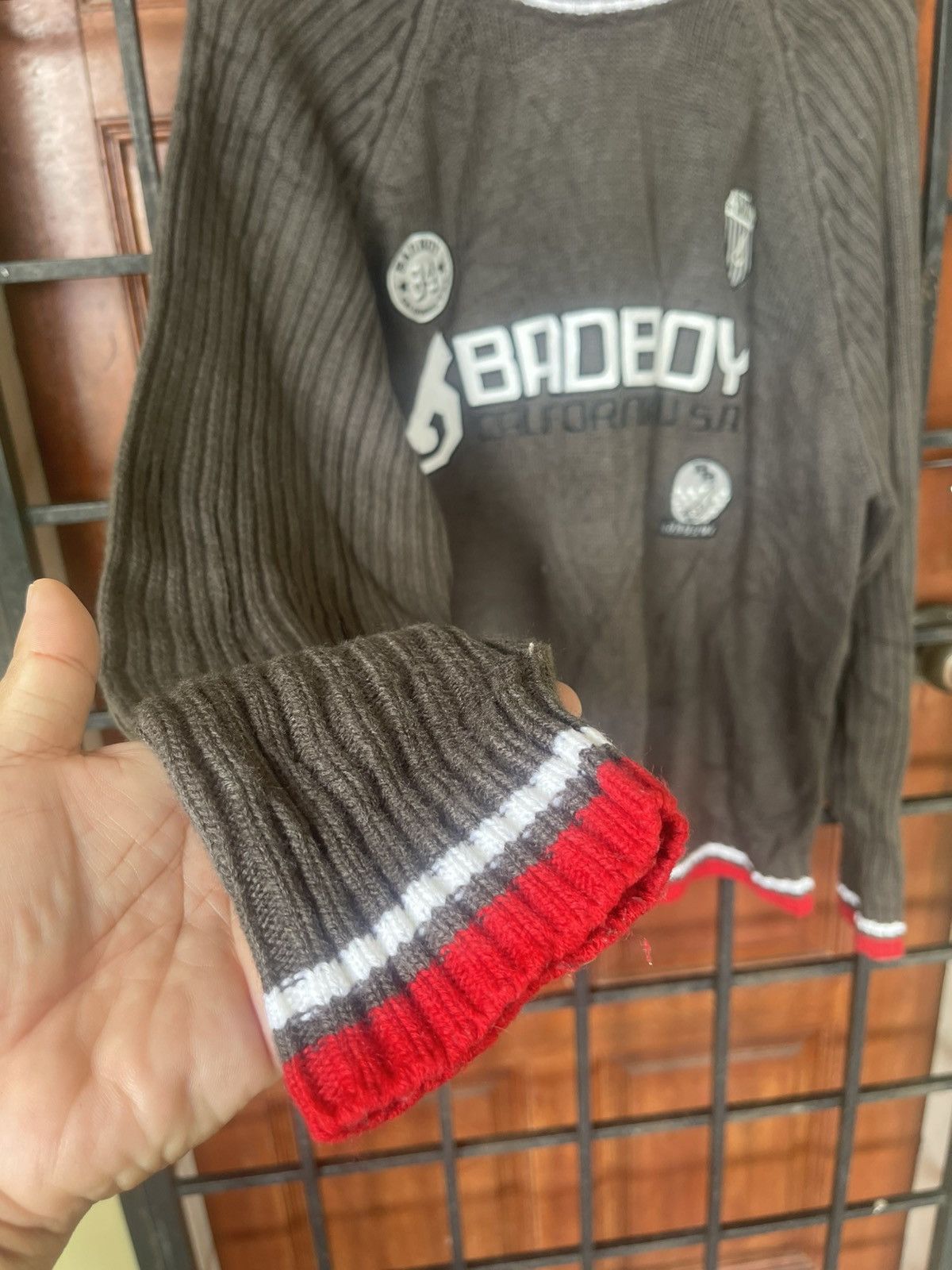 Vintage Rare BAD BOYS KNIT SWEATER Size US L / EU 52-54 / 3 - 6 Thumbnail