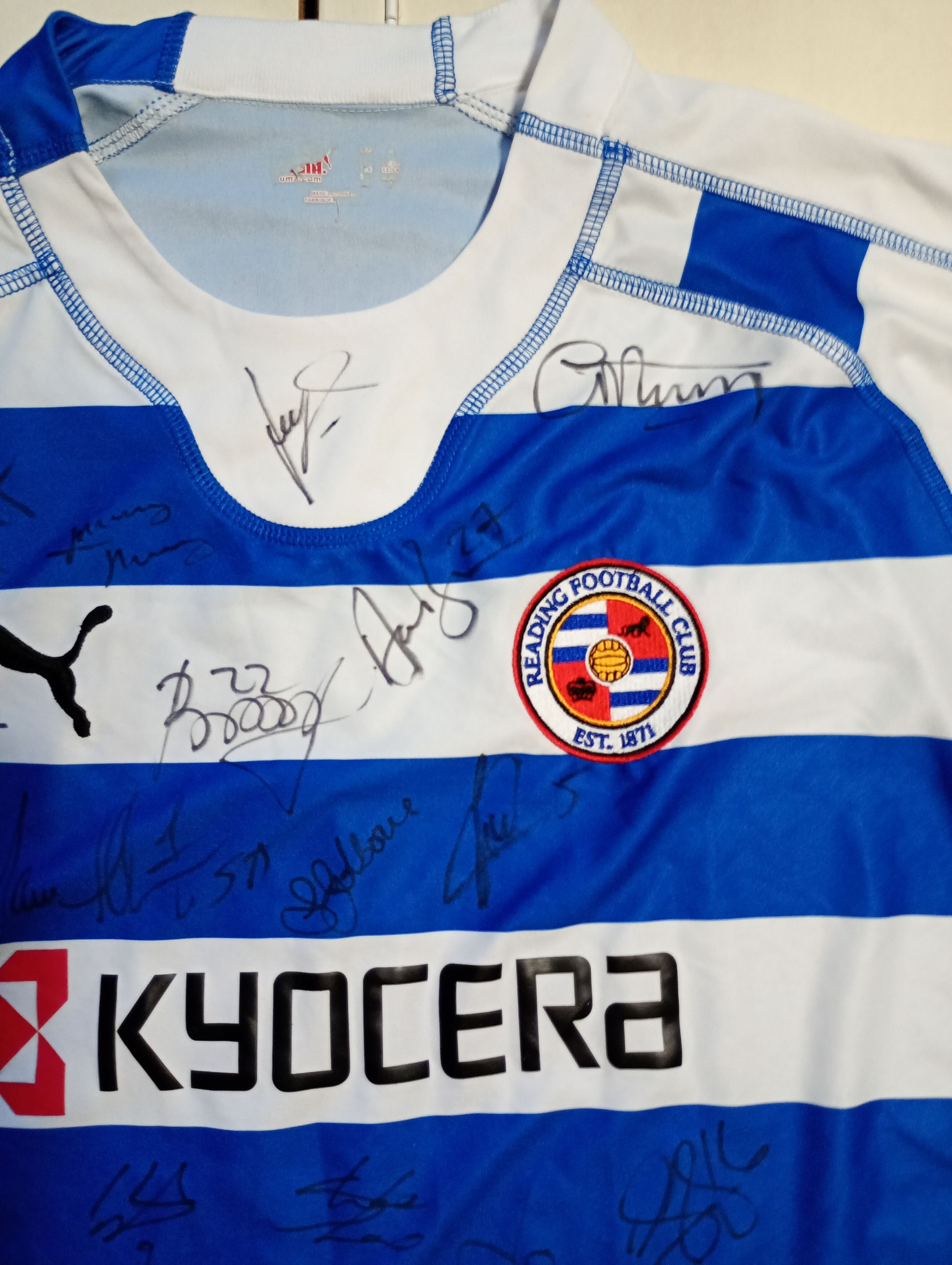 Puma Puma Reading FC Home Jersey 5 Sonko 2006-2007 Size US XL / EU 56 / 4 - 7 Thumbnail