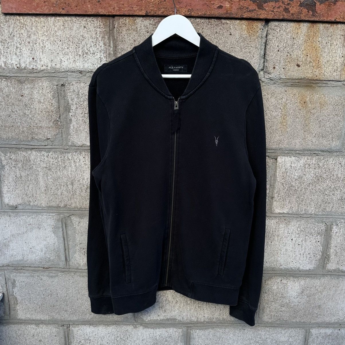 Allsaints Luxury Allsaints Bombers Zip Sweater Y2K Size M Old Money Size US M / EU 48-50 / 2 - 1 Thumbnail