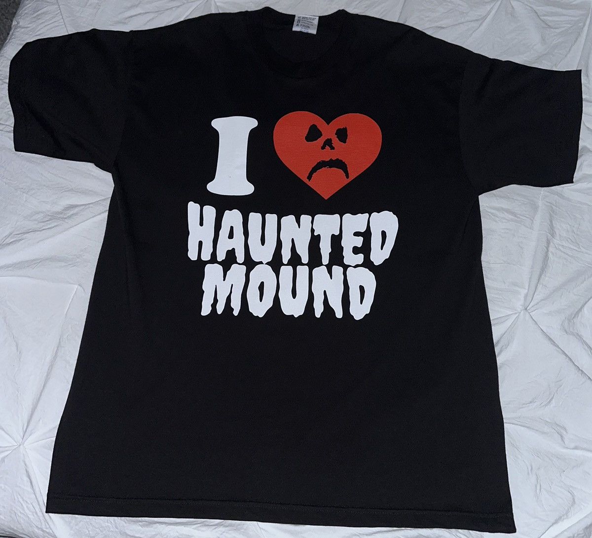 image of Real Haunted Mound I Heard Hm in Black, Men's