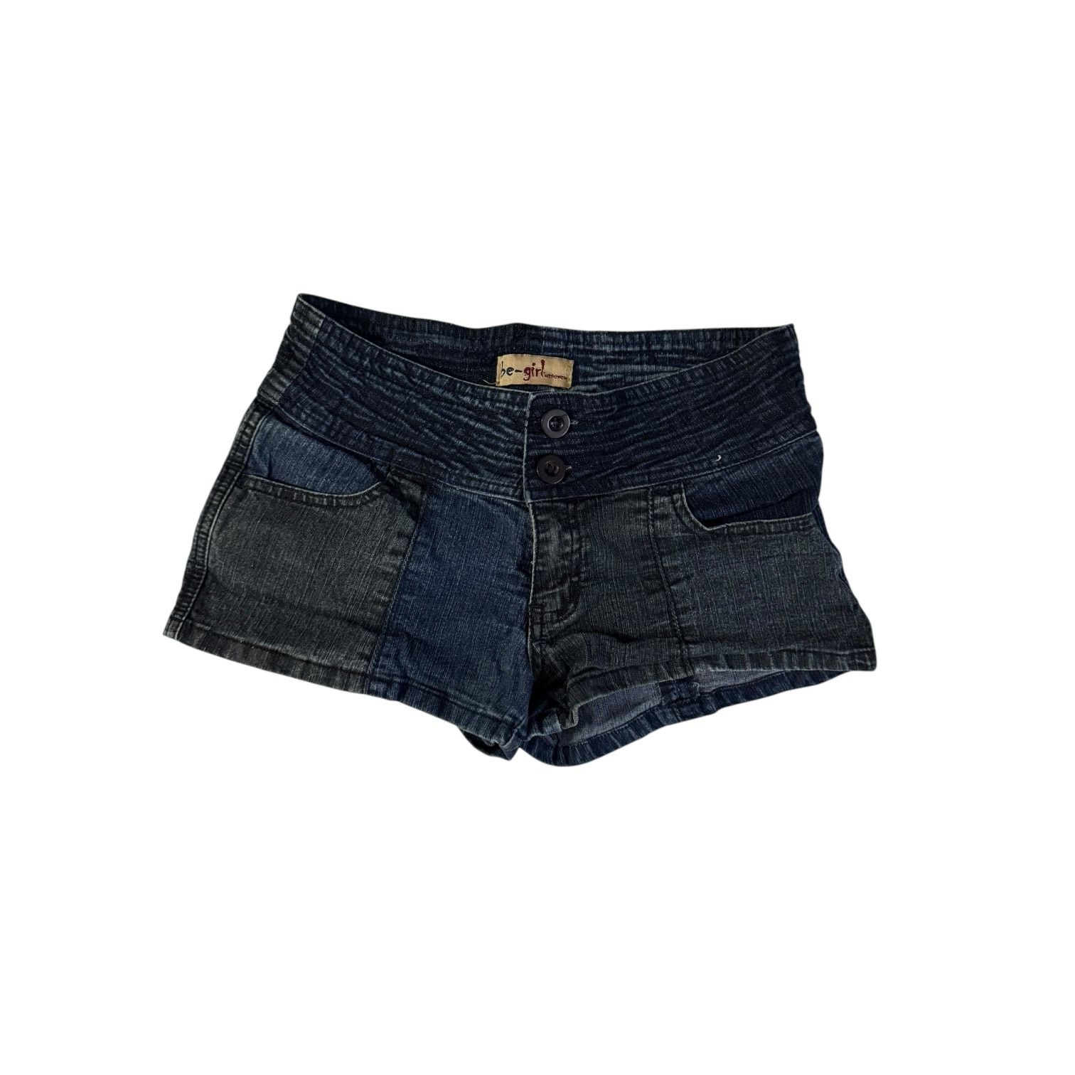 Other Be-Girl Activewear Junior’s Denim Patchwork Shorts Size 5/6 Size 28" / US 6 / IT 42 - 1 Thumbnail