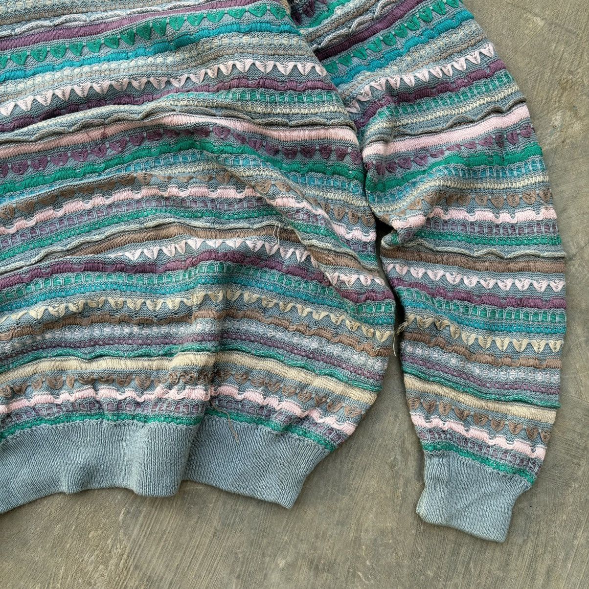 Coogi Crazy Vintage 90s Coogi 3D Knit Sweater Size US XL / EU 56 / 4 - 11 Thumbnail