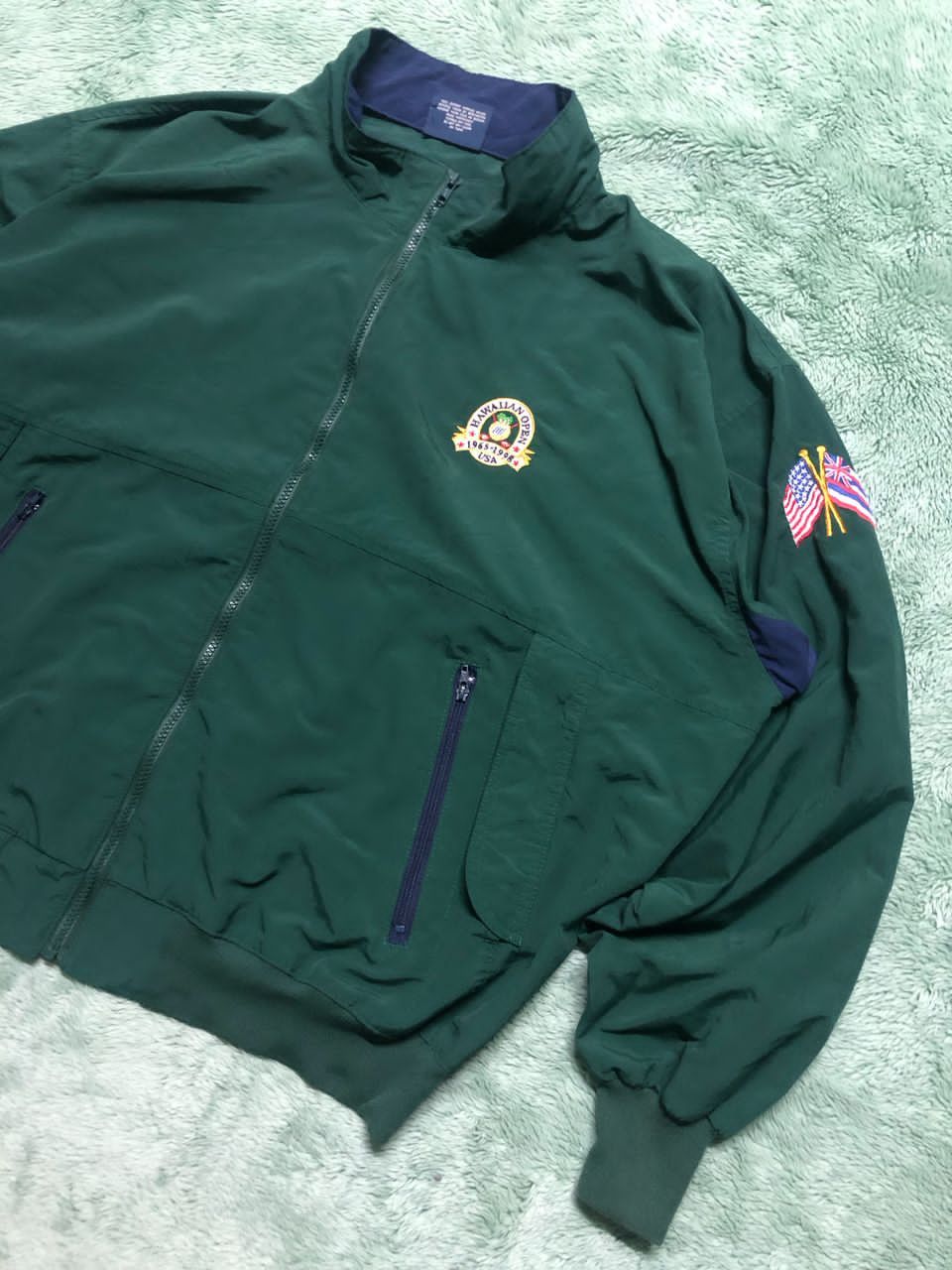 Vintage VINTAGE 1998 HAWAIIAN OPEN WAIALAE CC LIGHT JACKET OVERSIZED Size US XXL / EU 58 / 5 - 8 Thumbnail