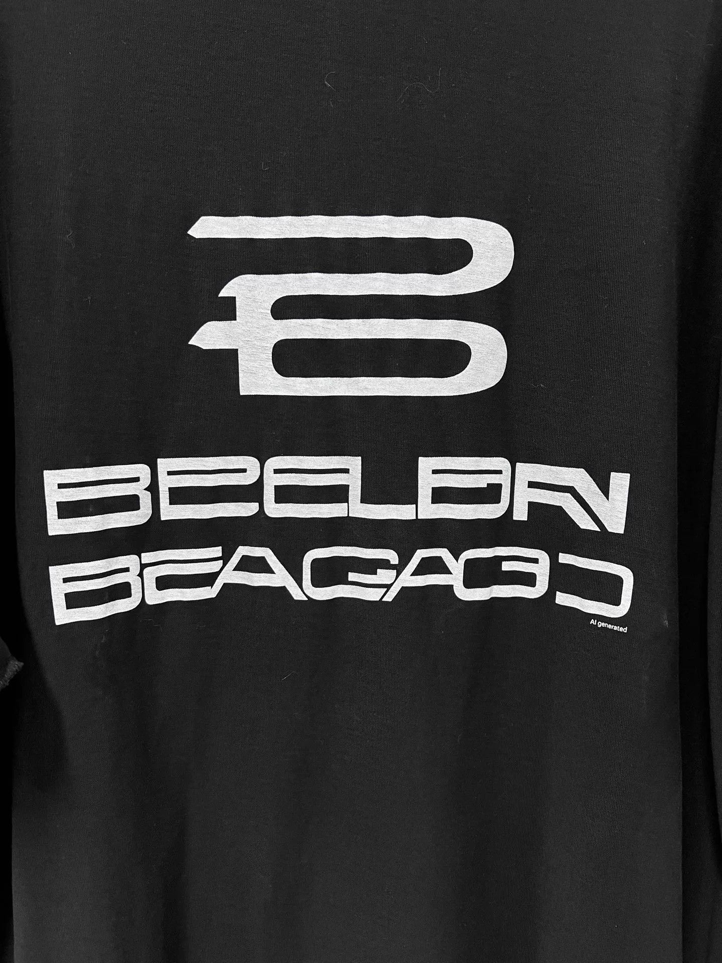 Balenciaga Balenciaga Logo Print Distressed Short Sleeve Tee Size 1 New Size US S / EU 44-46 / 1 - 3 Thumbnail