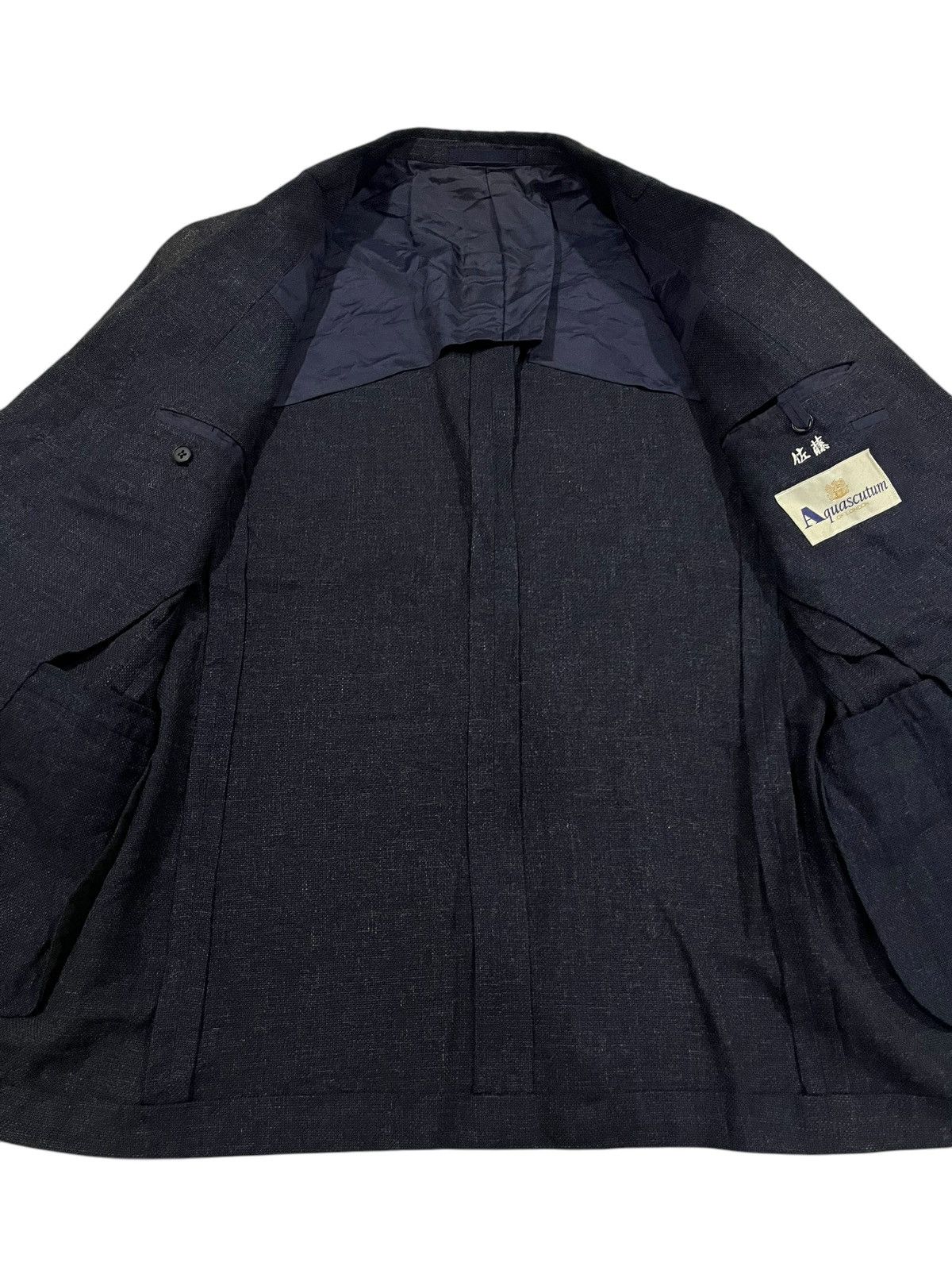 Aquascutum AQUASCUTUM OF LONDON LINED POLYESTER BLAZER Size US L / EU 52-54 / 3 - 9 Thumbnail
