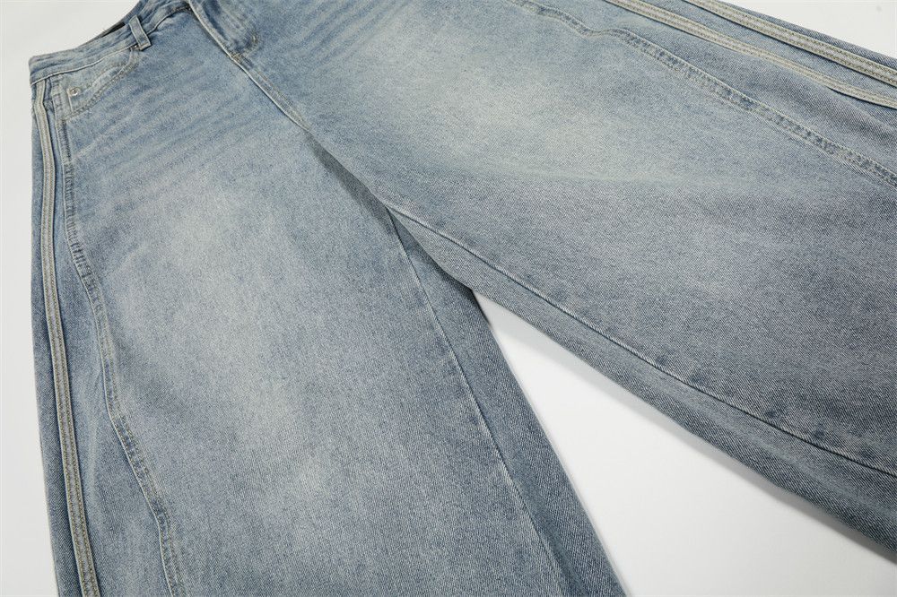 Jean American retro men's washed distressed jeans Size US 32 / EU 48 - 5 Thumbnail