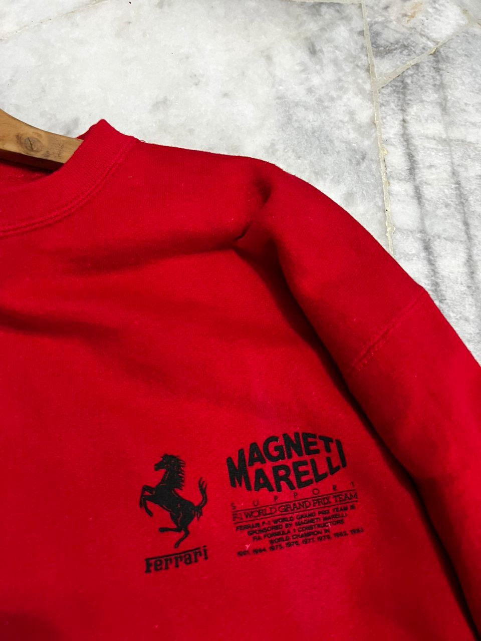 Other Vintage F1 Magneti Marelli Sweatshirt Size US L / EU 52-54 / 3 - 5 Thumbnail