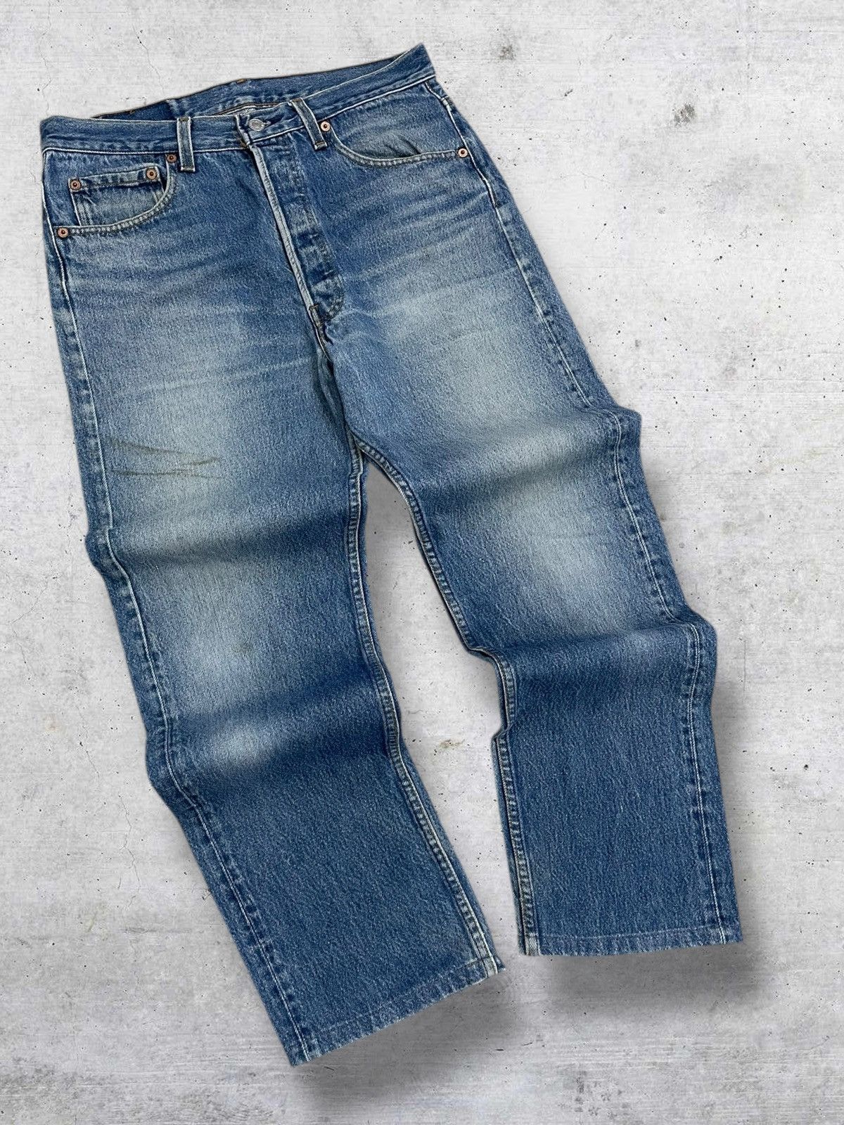 Levi's Vintage Clothing VINTAGE 501 LEVIS USA DESIGNER 90S OG OLD STAIN DENIM STYLE Size US 31 - 2 Thumbnail