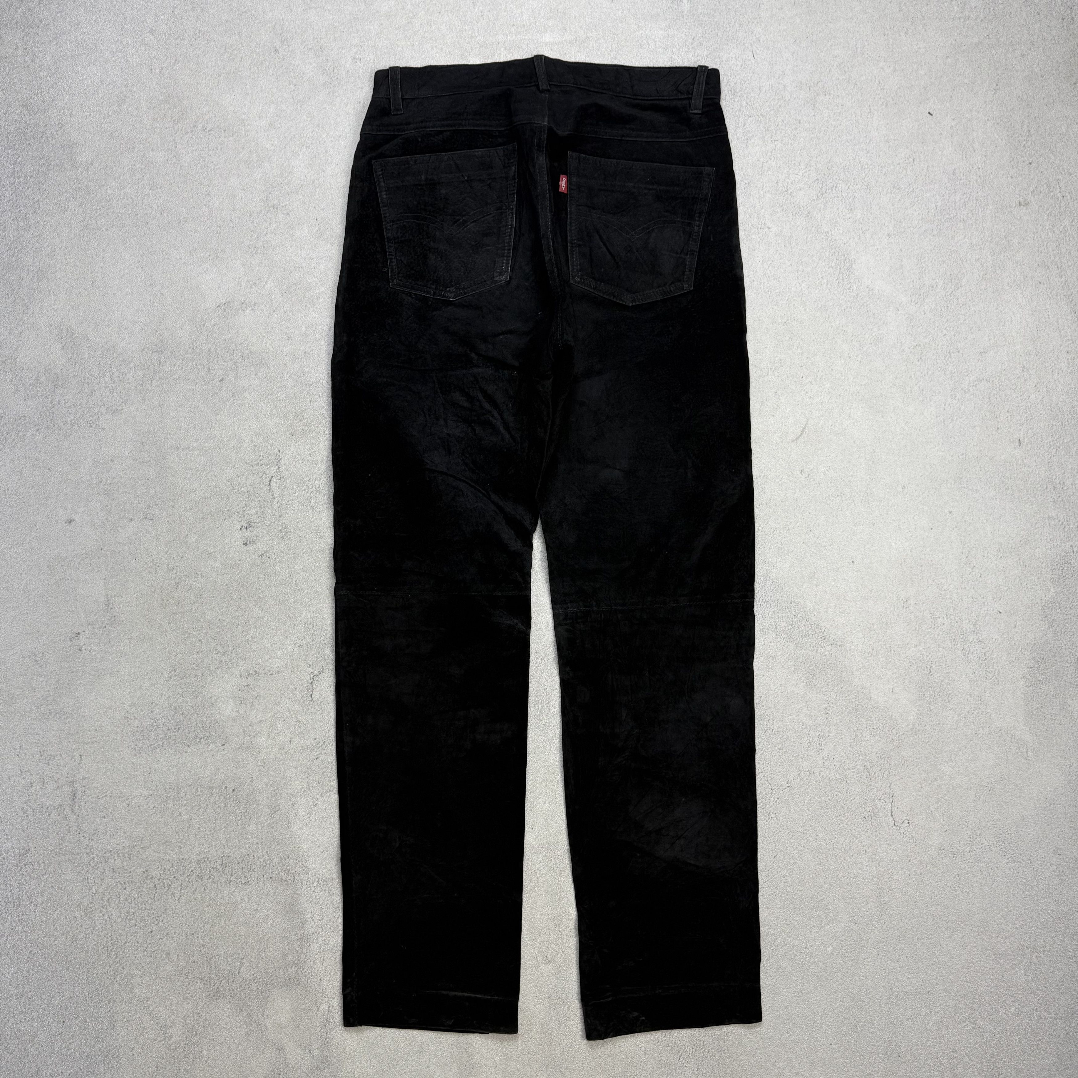 Japanese Brand DEPT Pig Suede Pants Size US 30 / EU 46 - 2 Thumbnail