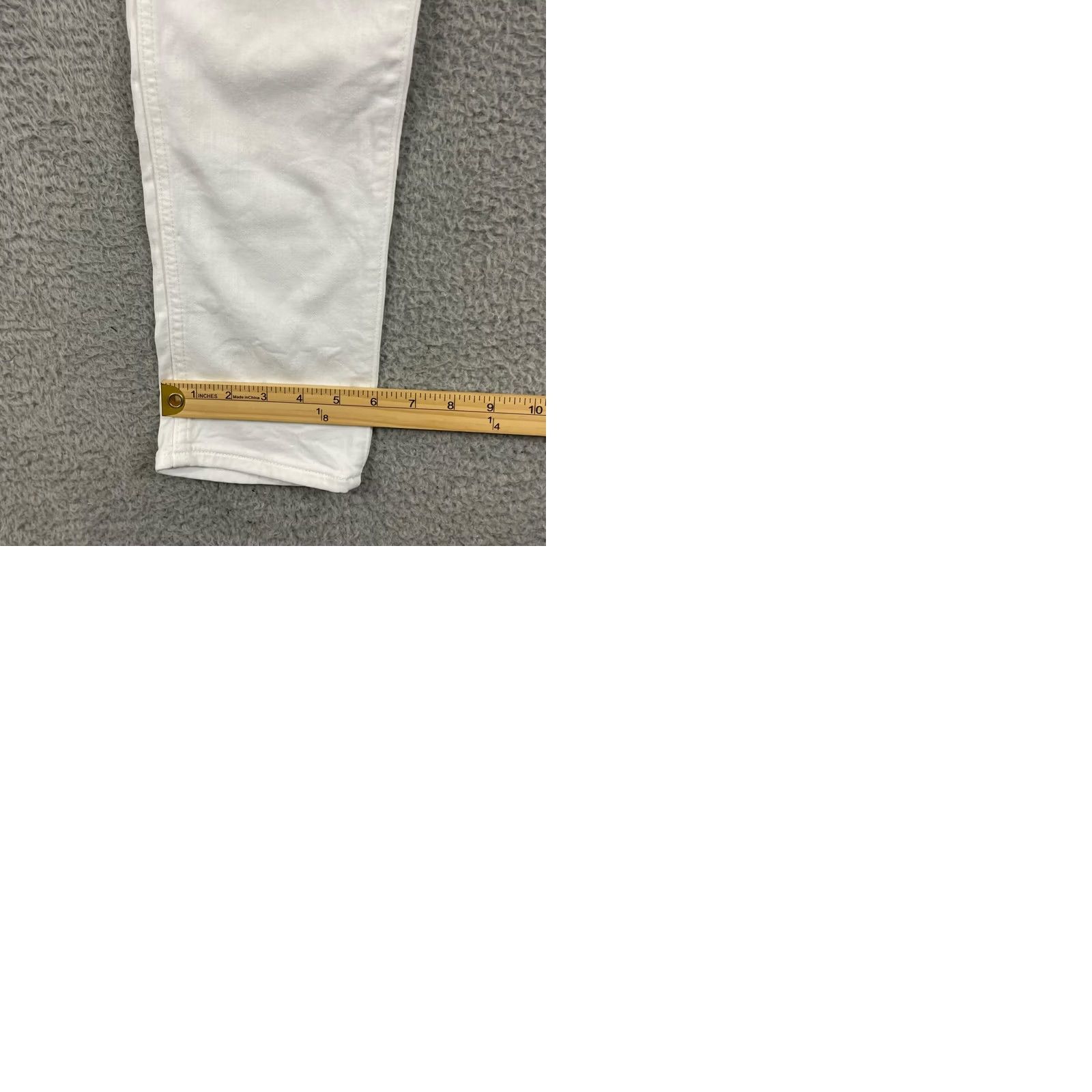 Madewell Madewell Jeans White High Waisted Stretch 5-Pocket Denim City Preppy 28x26 Womens Regular Womens Jeans Size 27" / US 4 / IT 40 - 9 Thumbnail