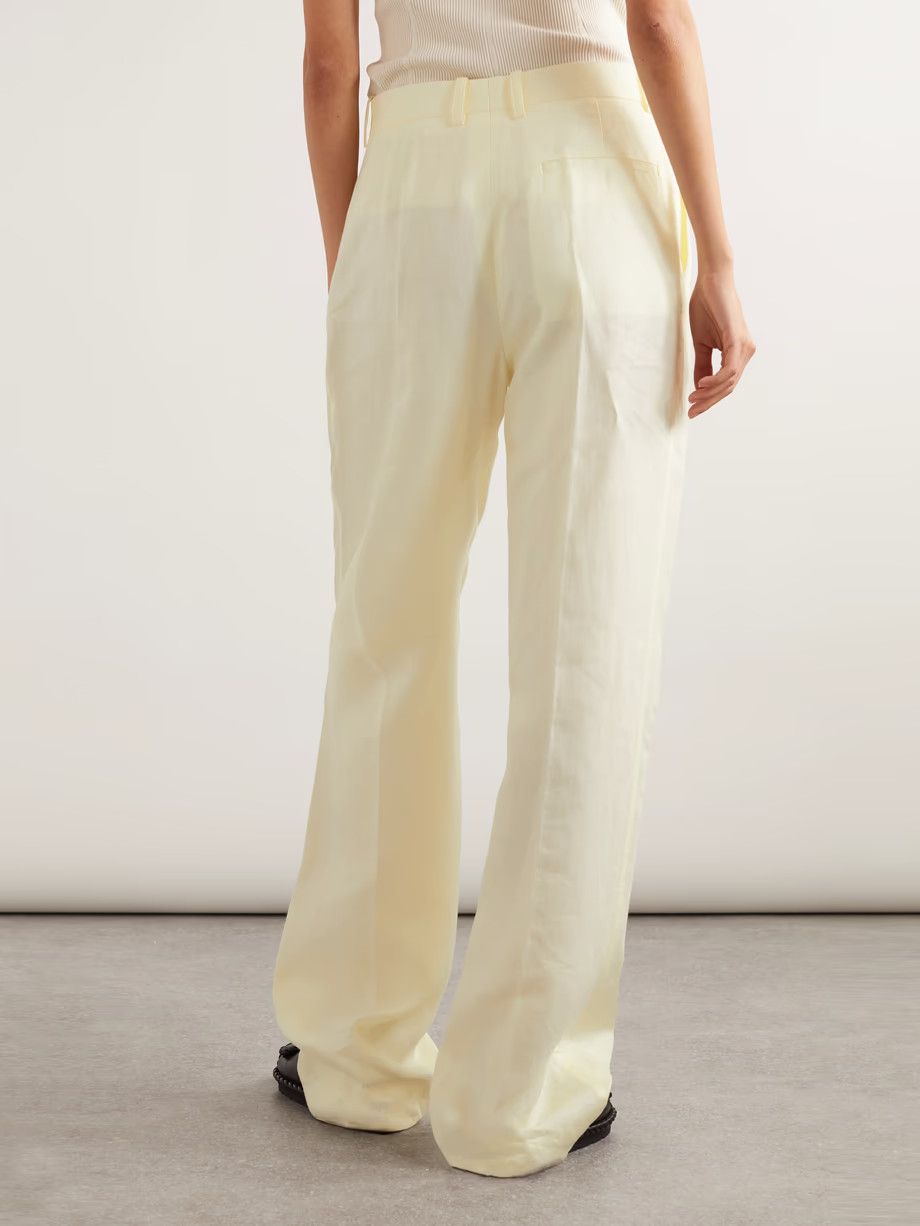 Bottega Veneta o1y0725 Casual Pant in Pastel Yellow Size 26" / US 2 / IT 38 - 4 Thumbnail