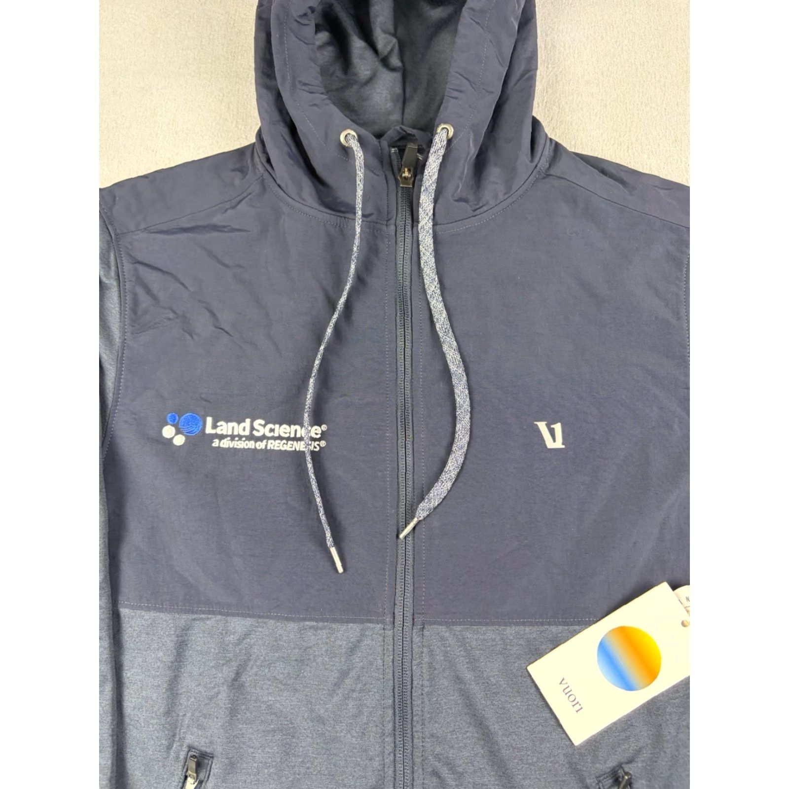 Vuori Vuori Jacket Men’s Size S Full Zip Blue Logo Activewear Hoodie Size US S / EU 44-46 / 1 - 2 Thumbnail