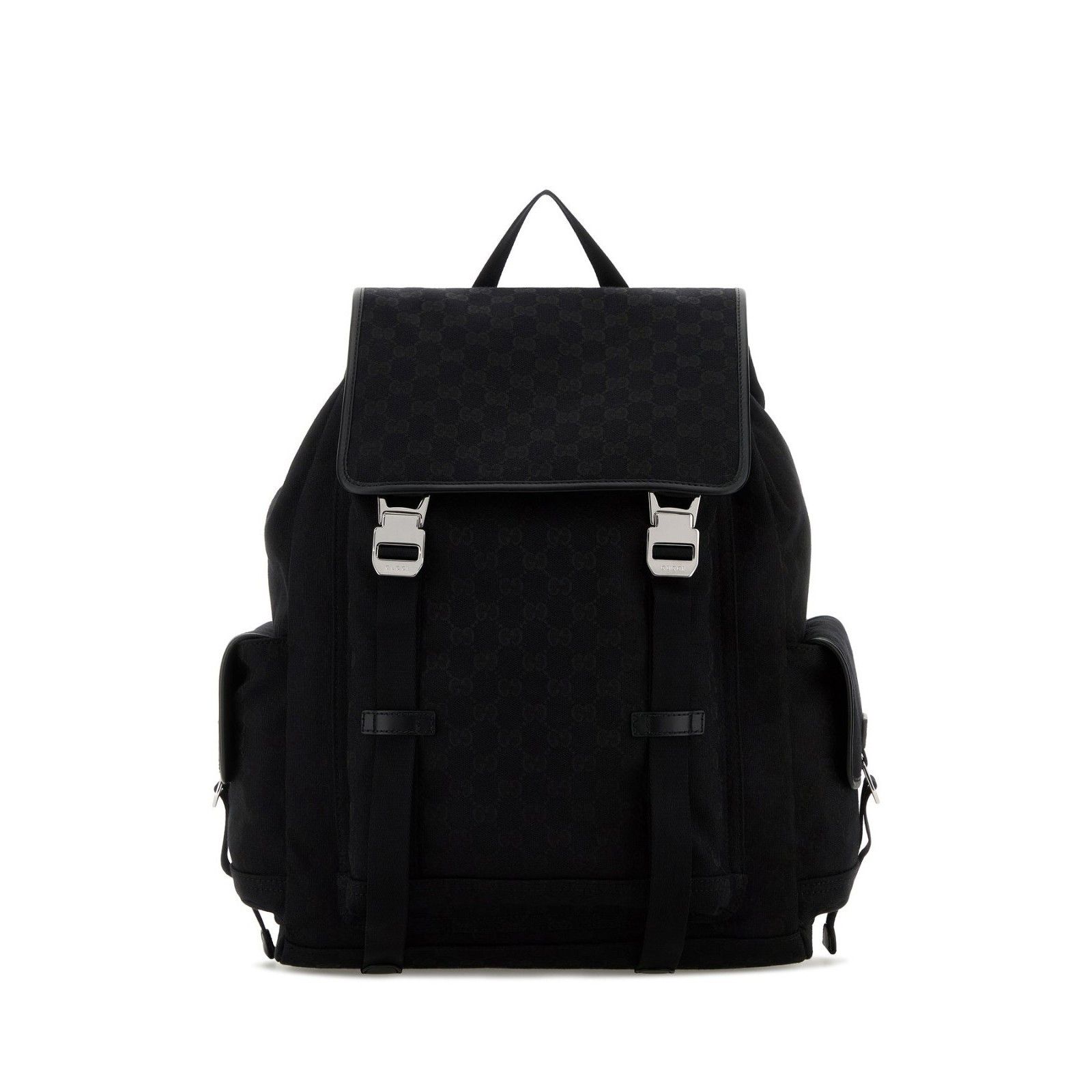 Gucci GUCCI Black GG Canvas Backpack New & Authentic Size ONE SIZE - 1 Thumbnail