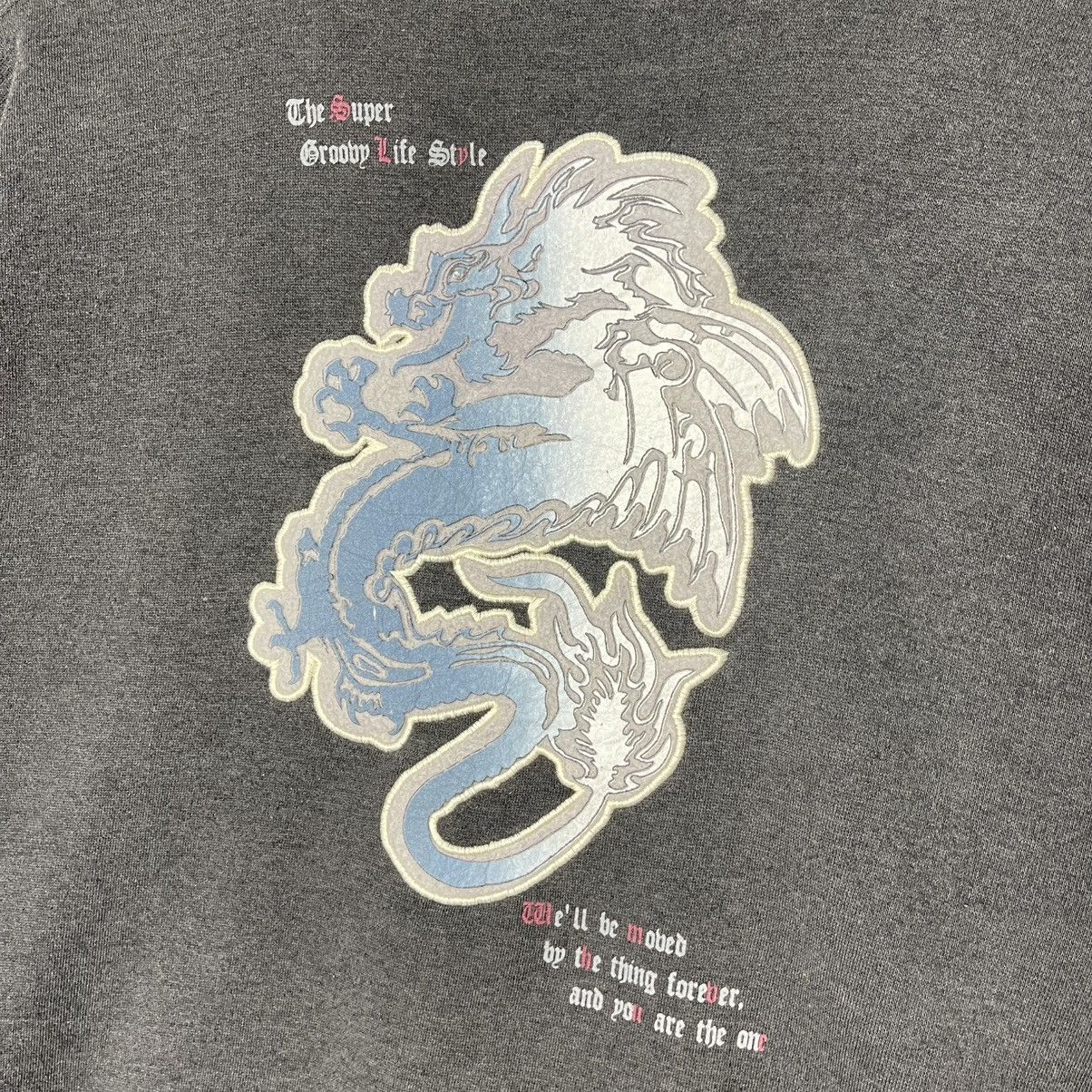 Japanese Brand Proposition II Dragon Sleeve Graphic Crewneck Sweatshirt Size US XXL / EU 58 / 5 - 2 Thumbnail