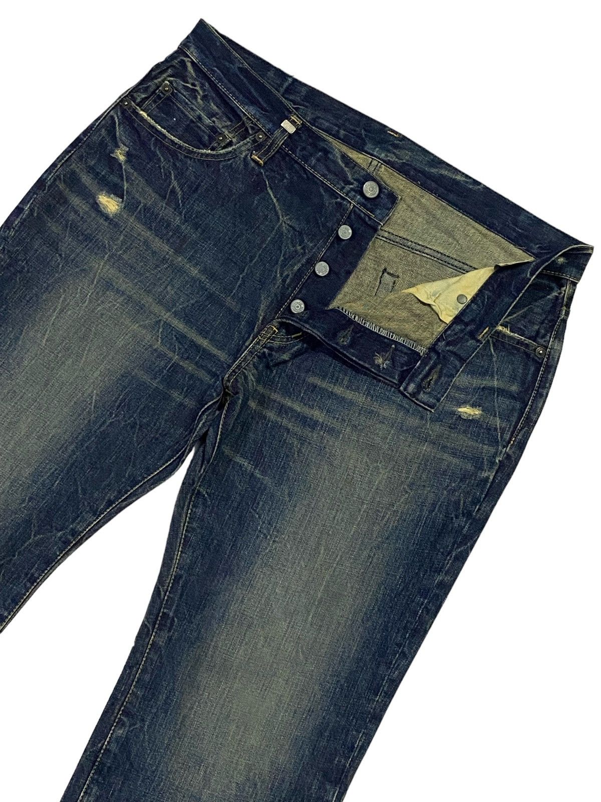 Hysteric Glamour Hysteric Glamour Flare Ripped Distressed Jeans Size US 35 - 17 Thumbnail