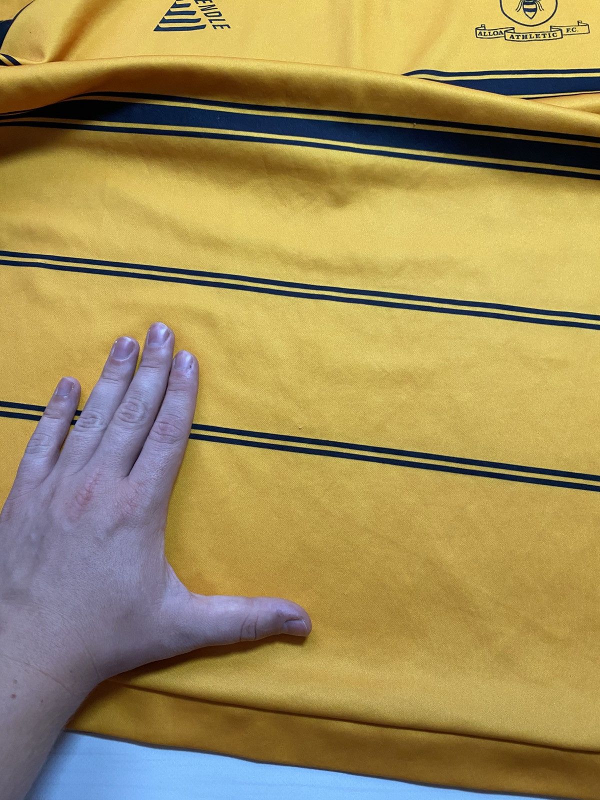 Vintage Vintage Alloa Athletic 2001/02 home soccer football jersey Size US XL / EU 56 / 4 - 18 Thumbnail